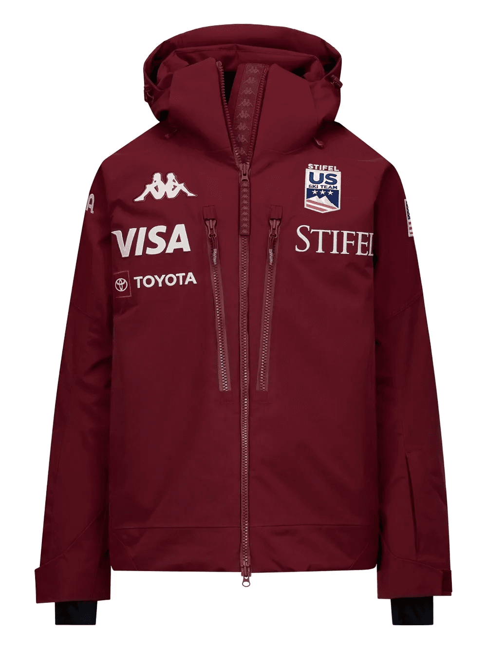 zip hooded ski jacket - Image 1
