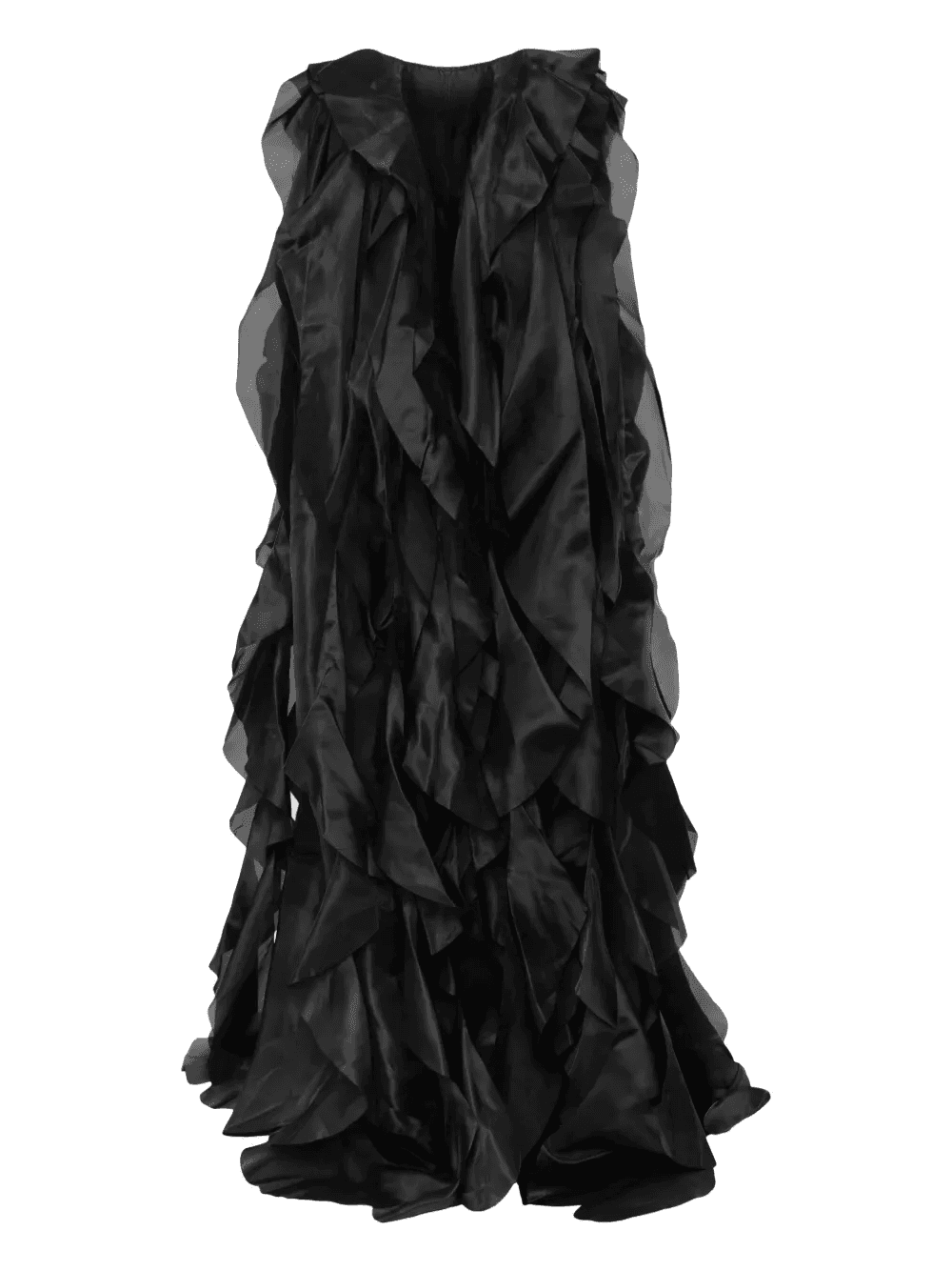 ruffled organza cape - Image 1