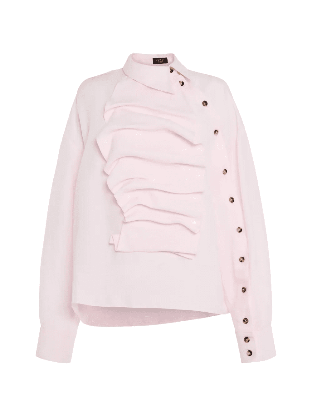 button-embellishment blouse - Image 1