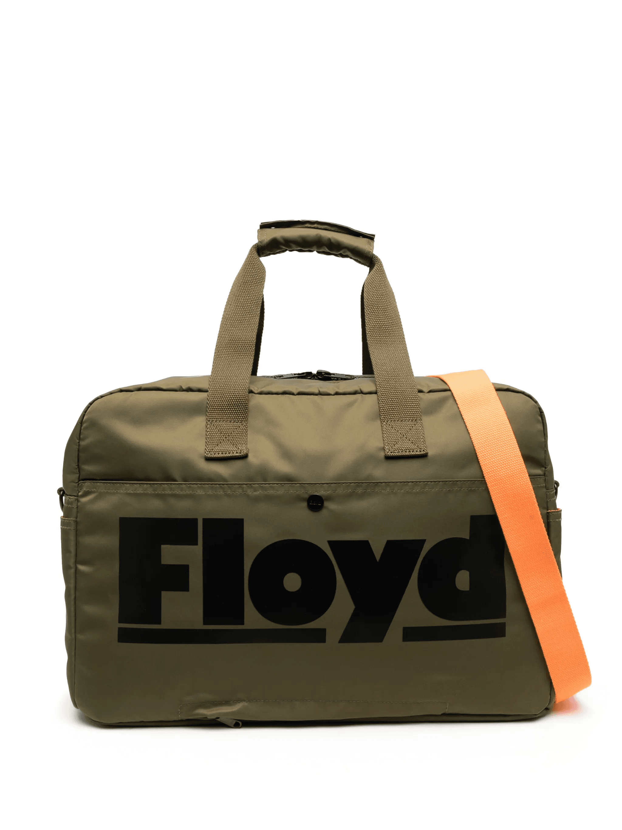 logo-print zipped holdall - Image 1