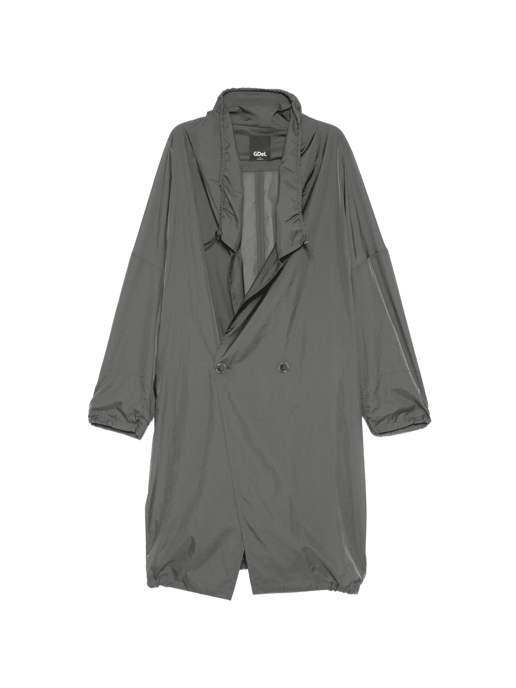 shirring-detail coat - Image 1