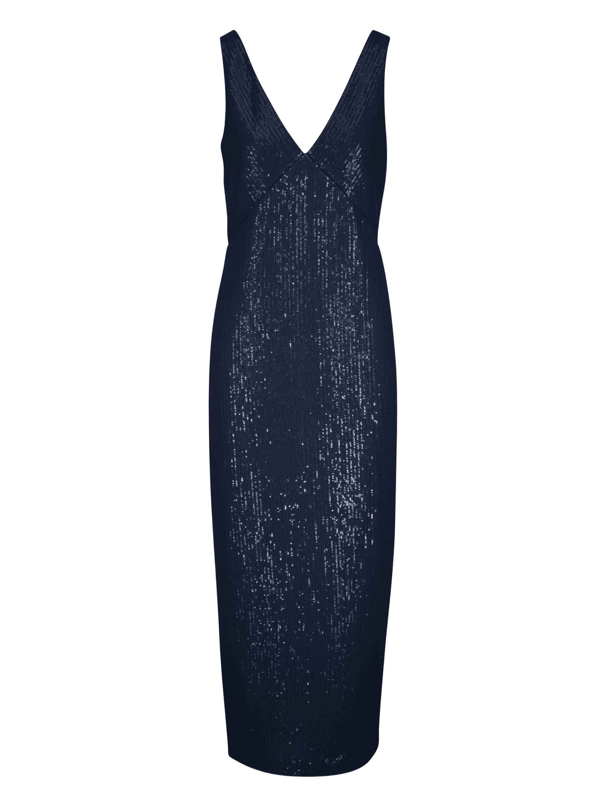 V-neck sequinned dress - Image 1