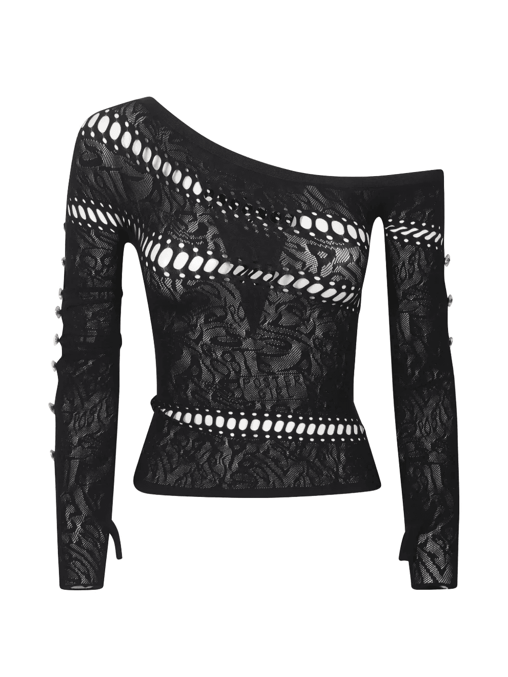 Ivy cutout one-shoulder top - Image 1