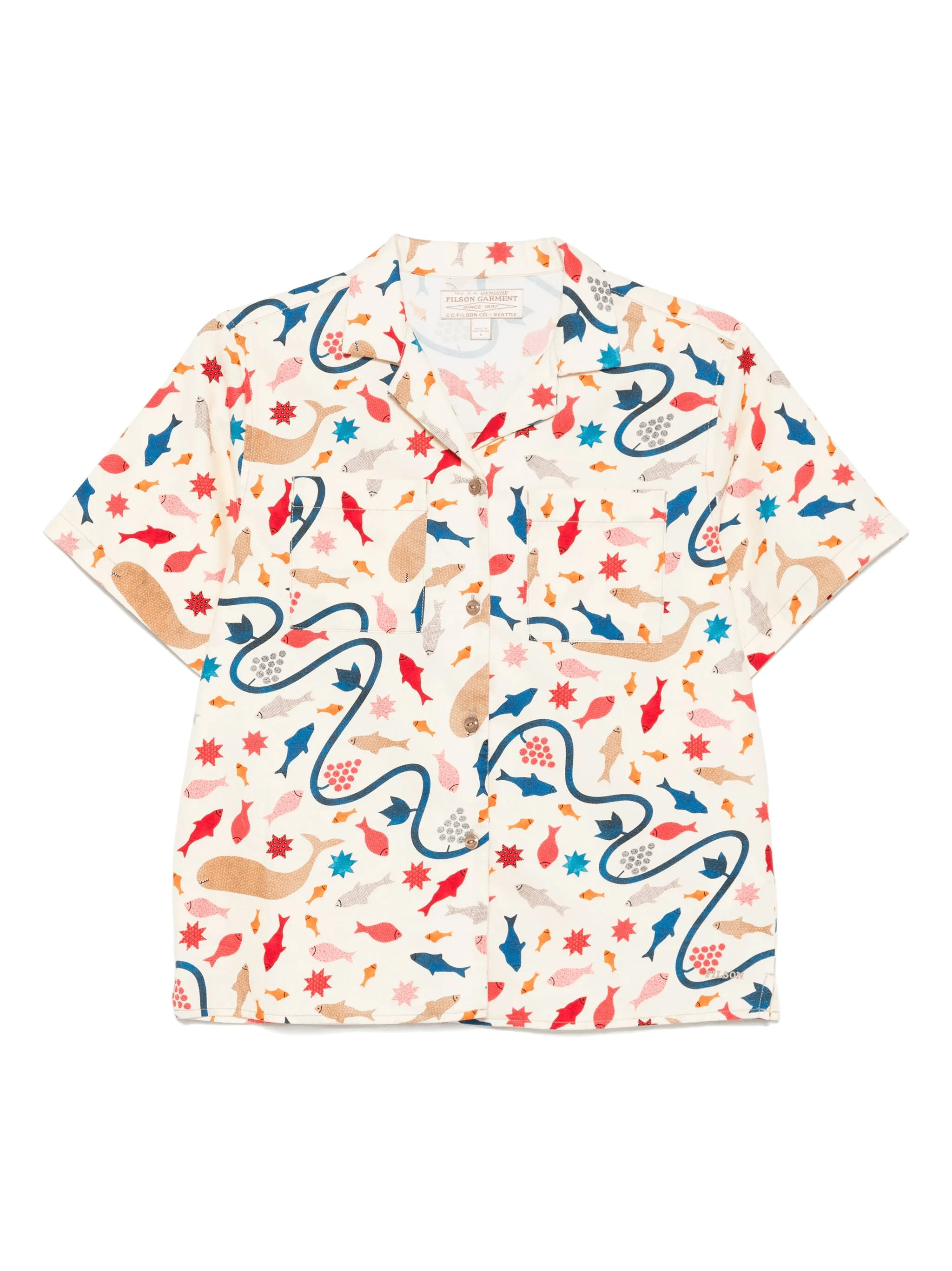 whal-print shirt - Image 1