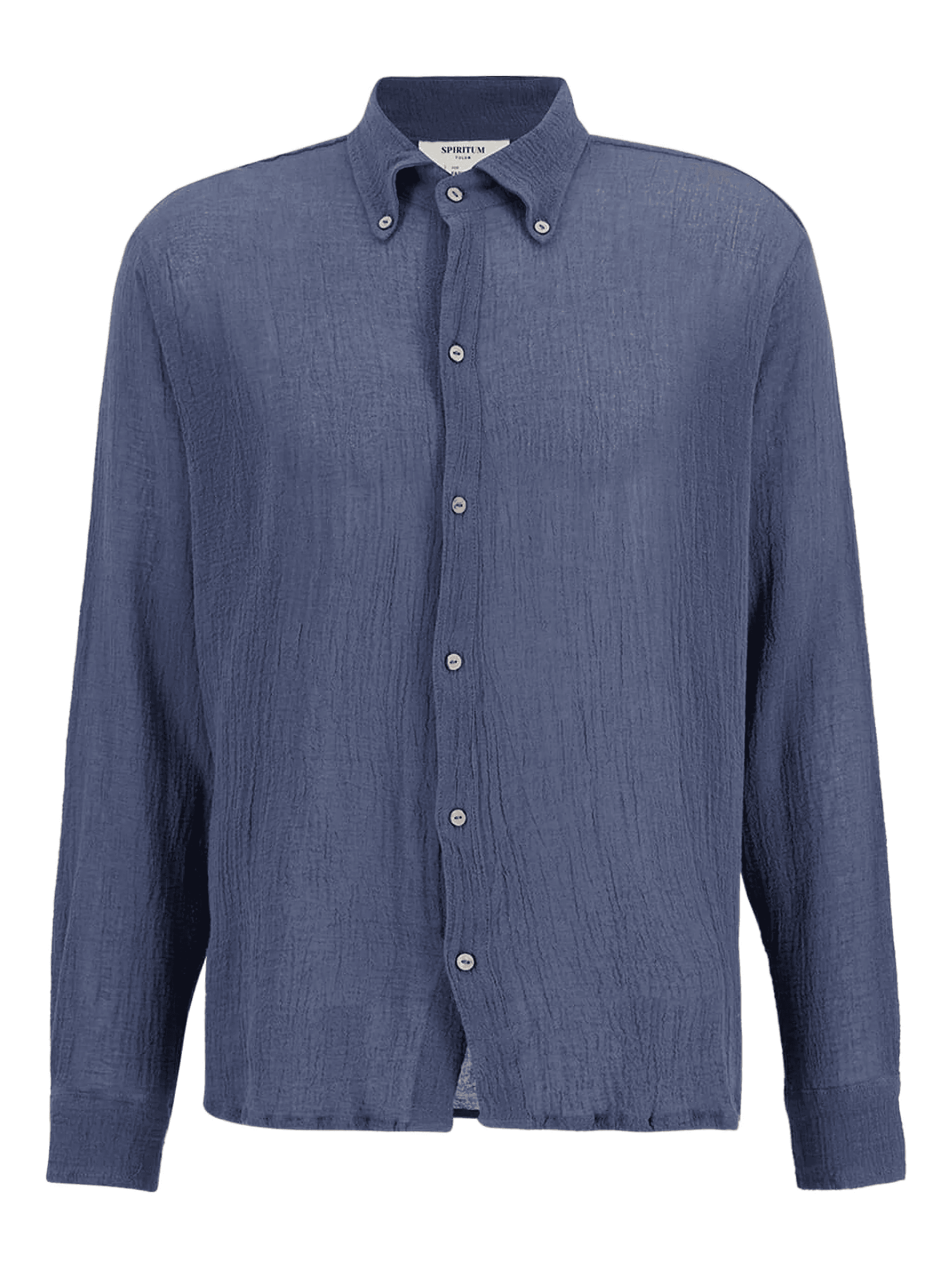 button-down cotton-gauze shirt - Image 1