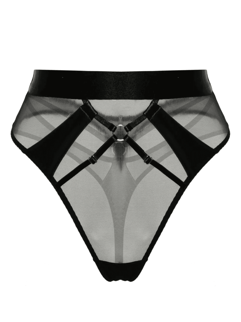 Vero semi-sheer mesh thong - Image 1