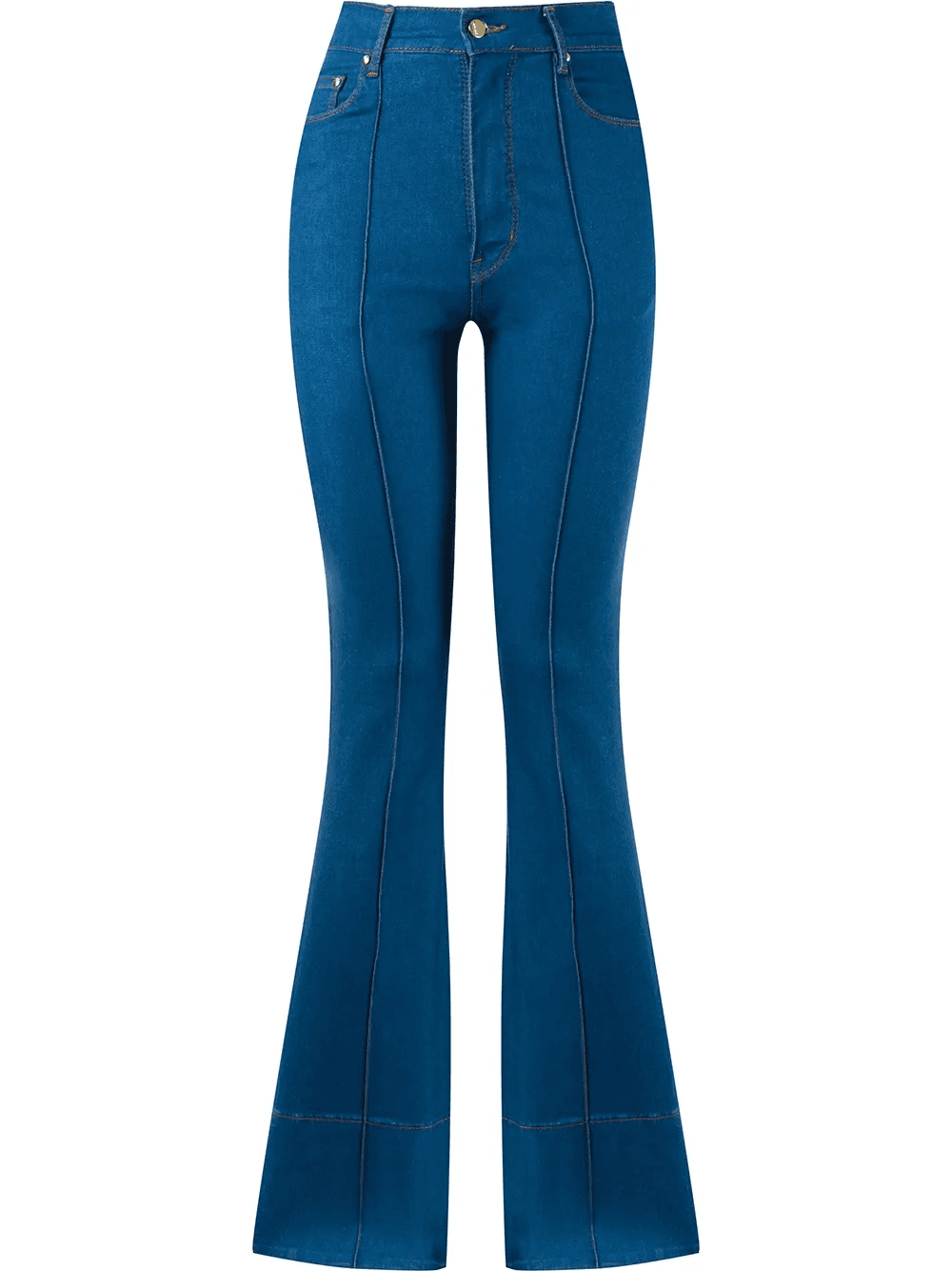 high waist flared jeans - Image 1