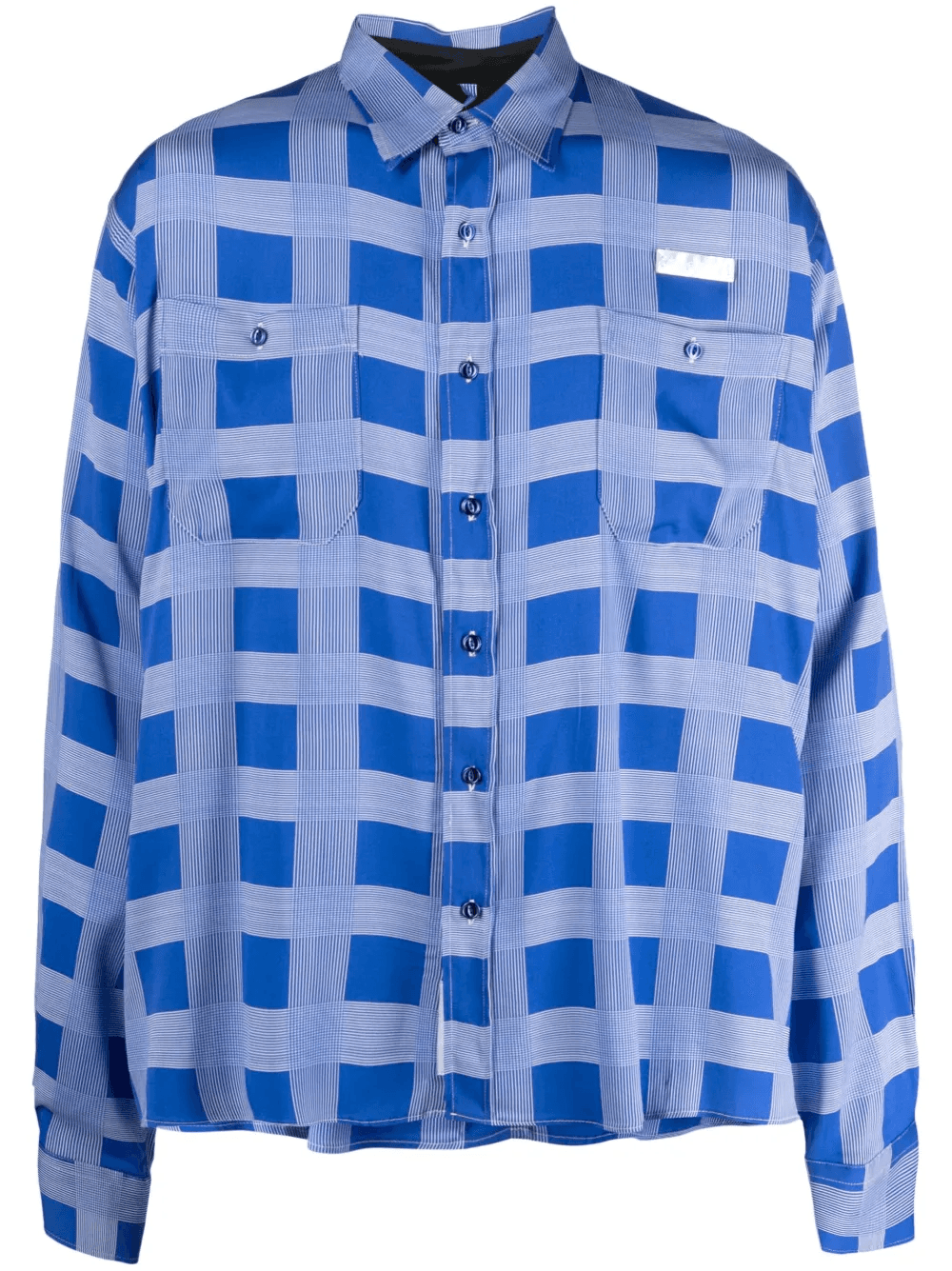 plaid-check pattern shirt - Image 1