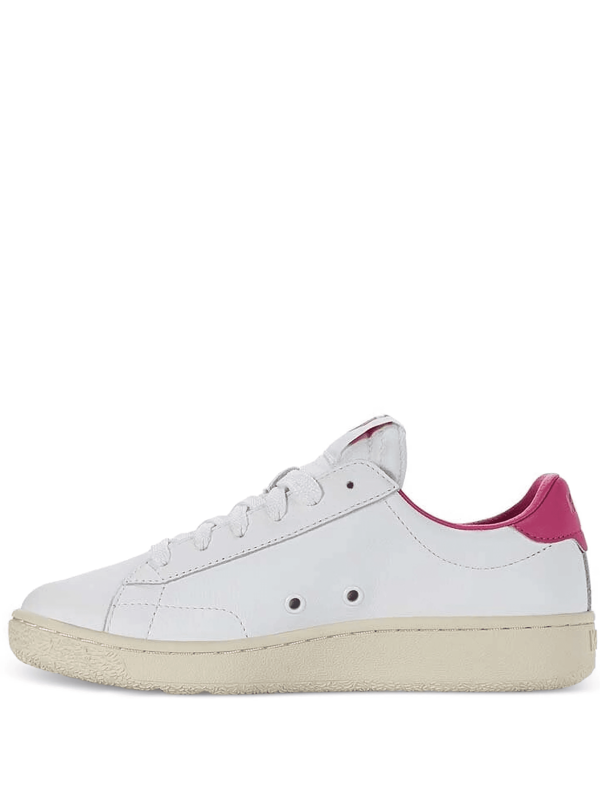 leather-panels lace-up low-top sneakers - Image 1