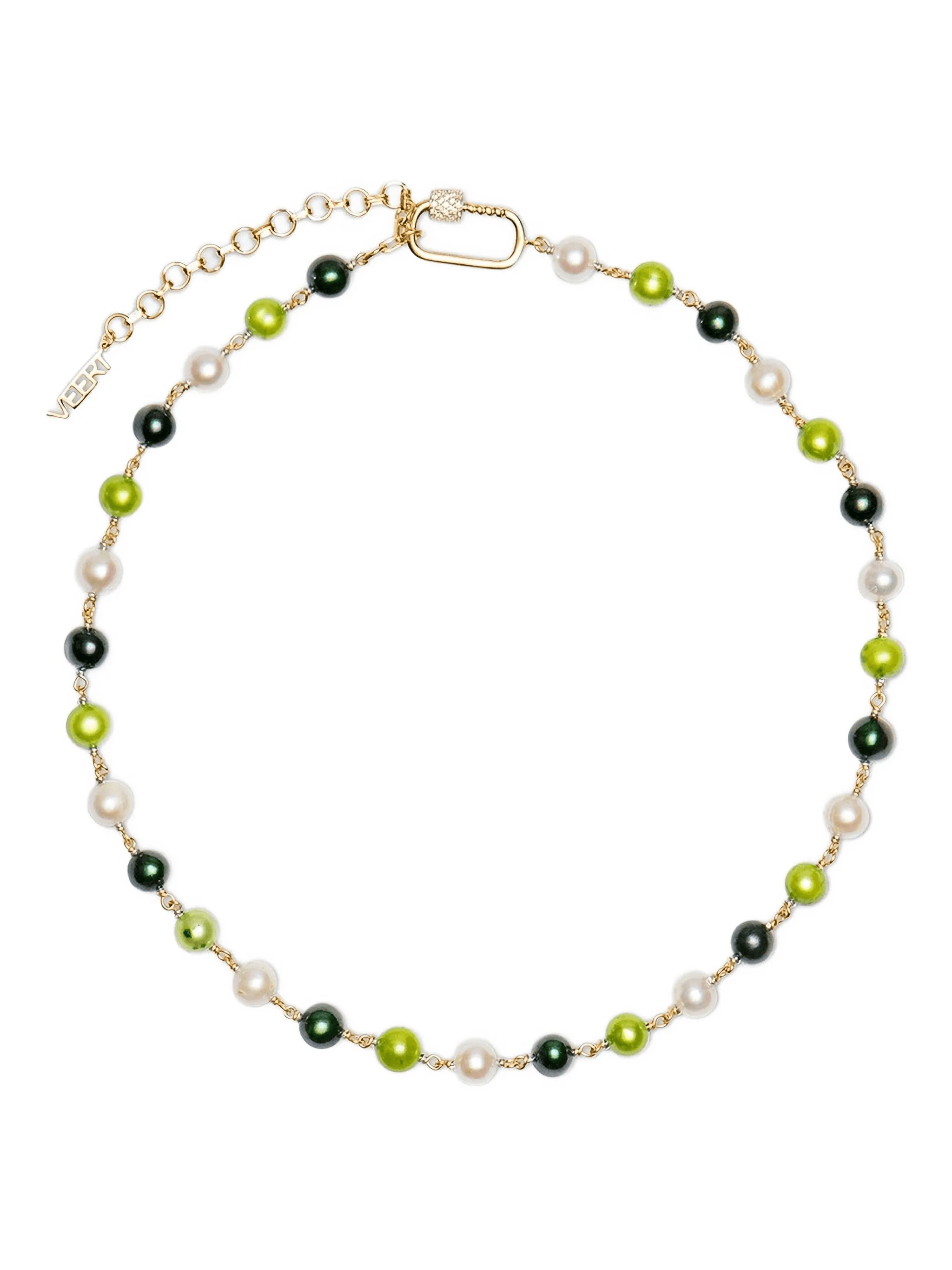 pearl-embellished necklace - Image 1