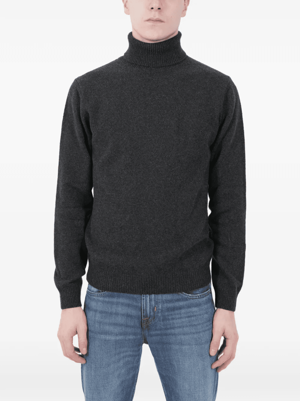 roll-neck grey sweater - Image 1