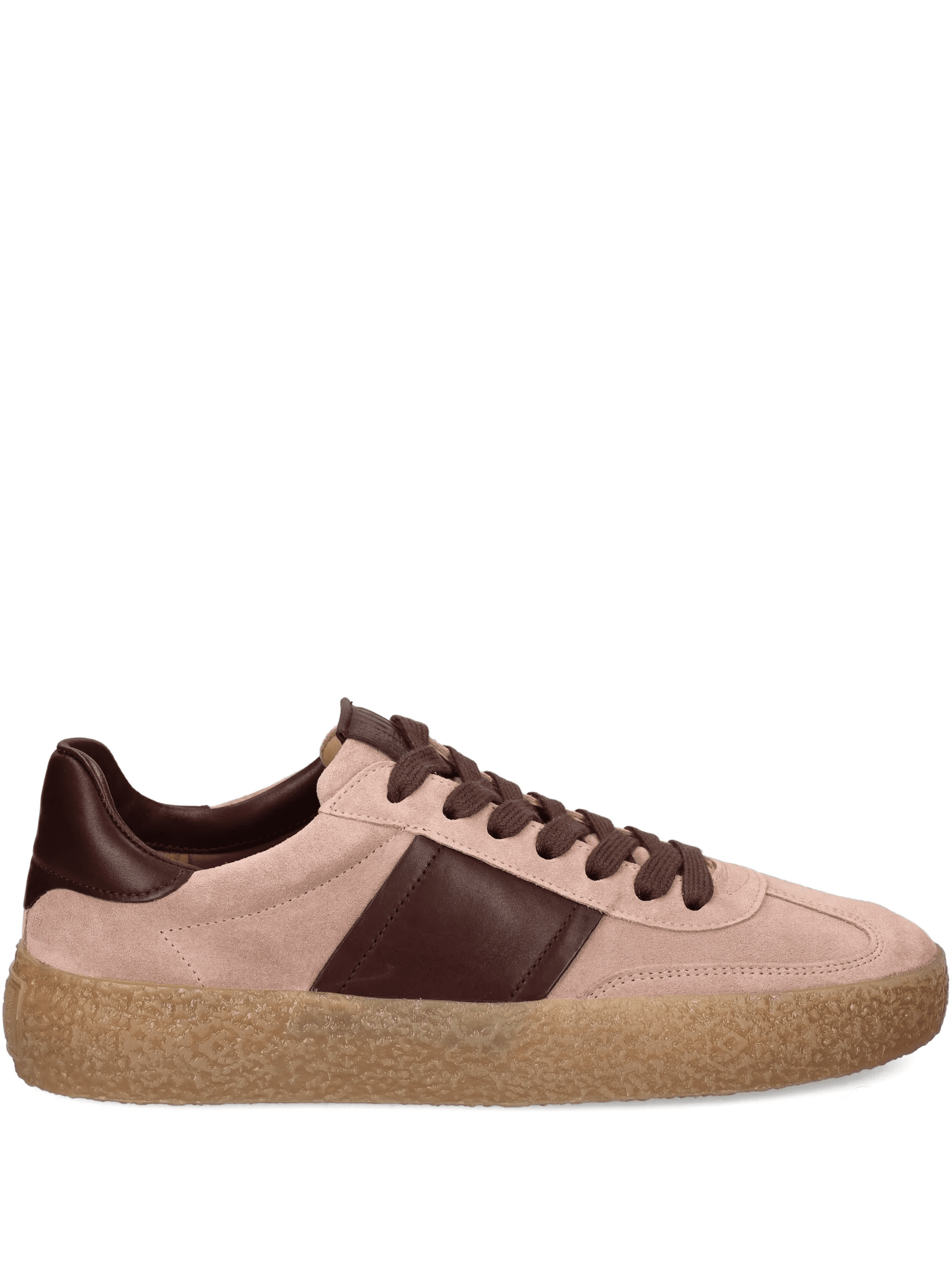 suede lace-up sneakers - Image 1