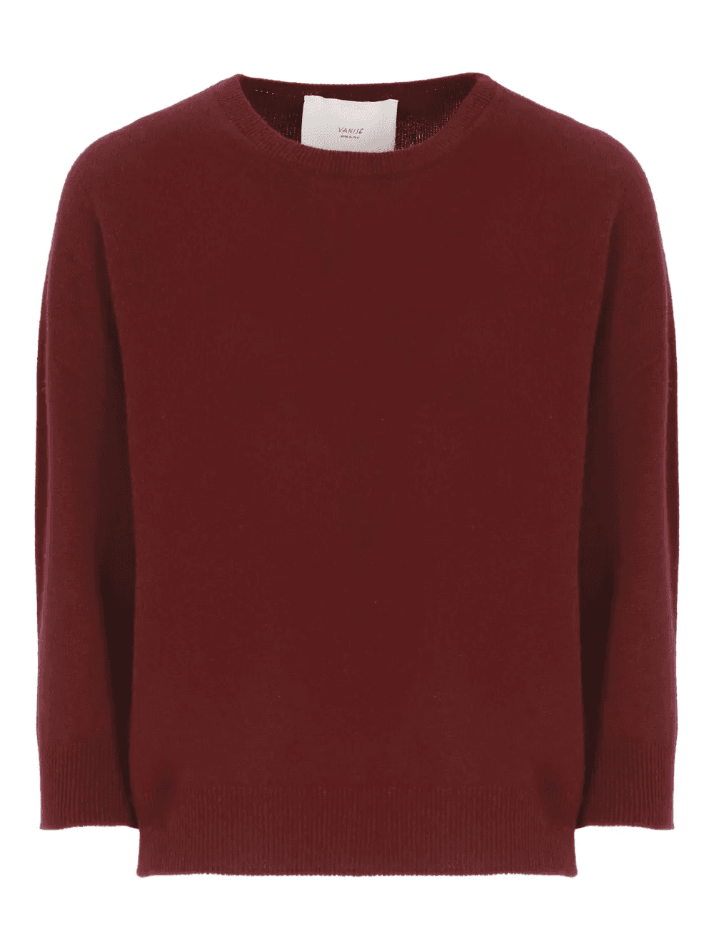 ribbed-trim crew-neck sweater - Image 1