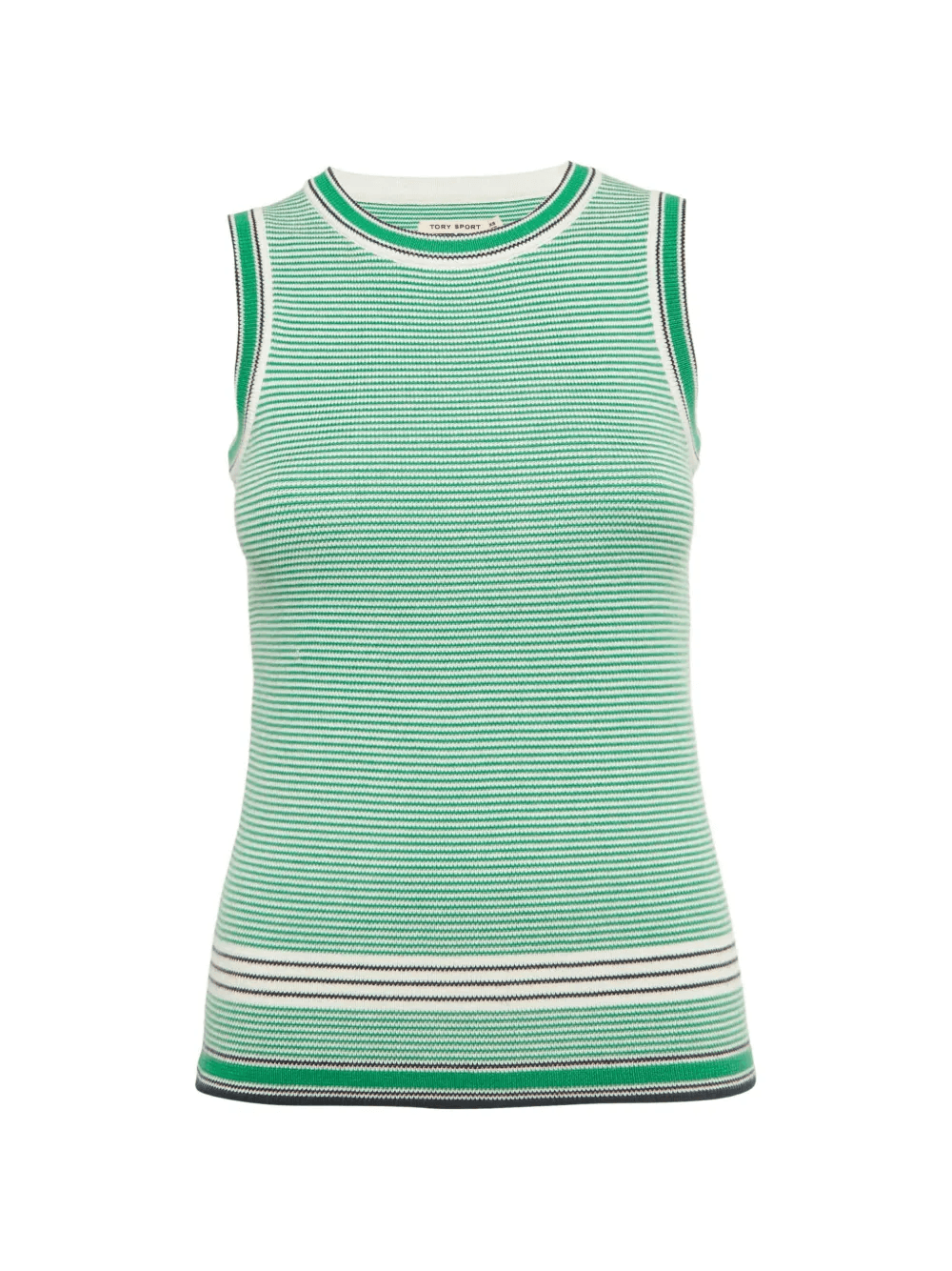 round-neck stripes tank top - Image 1