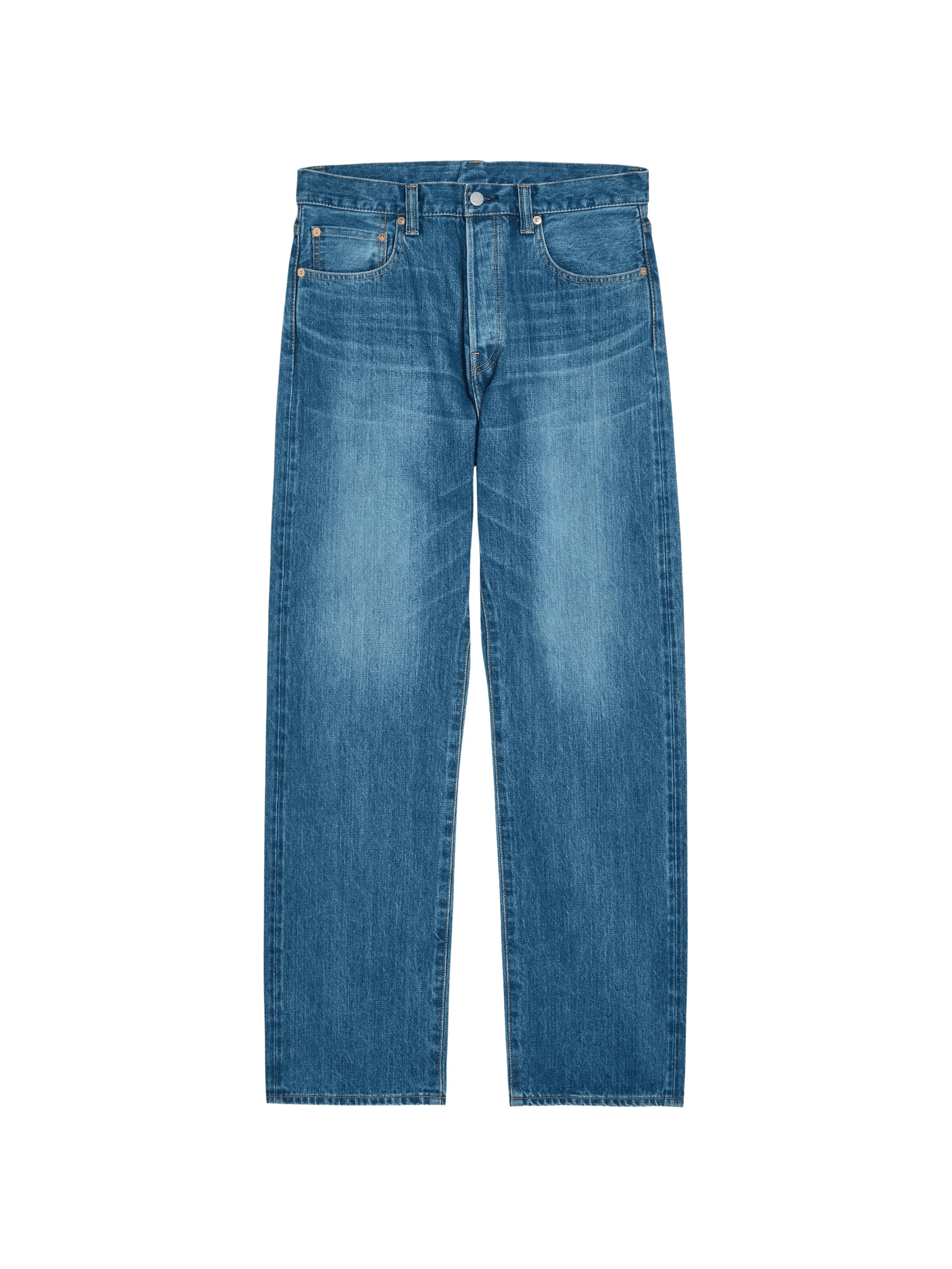faded whiskered-effect  jeans - Image 1
