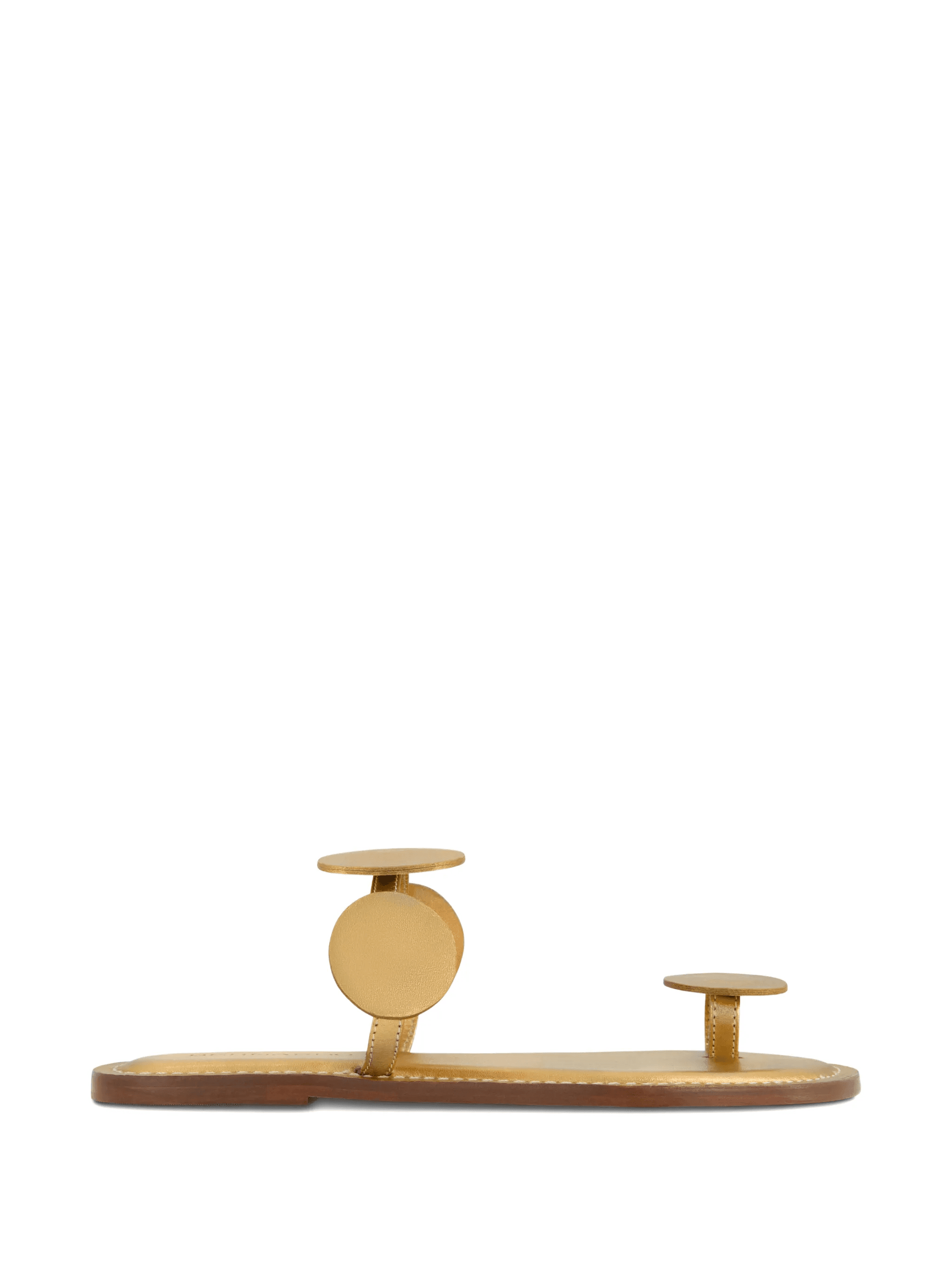 circle-embellishment sandals - Image 1