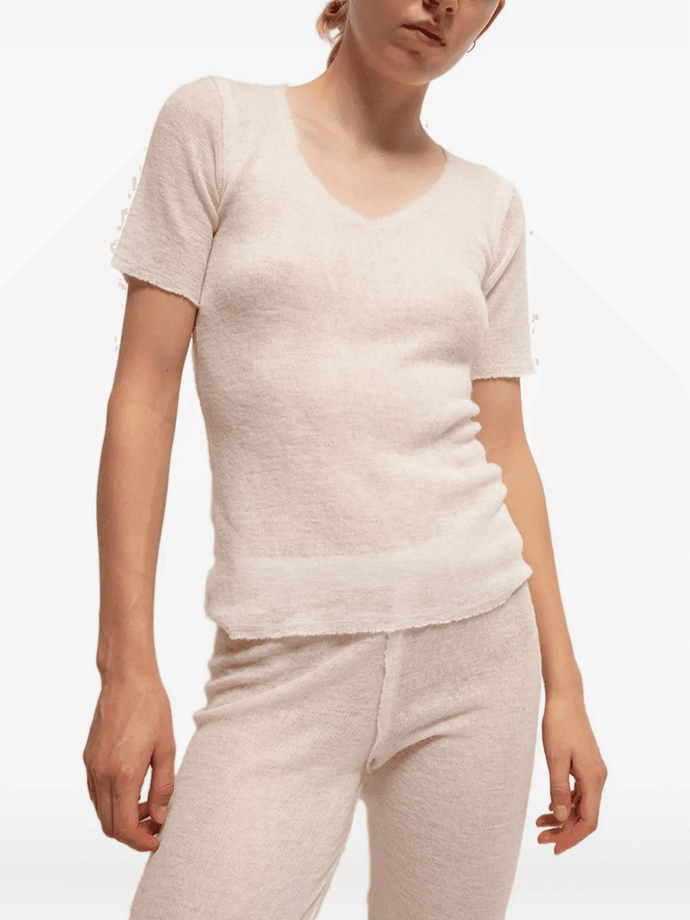 Barbara short-sleeve V-neck top - Image 1