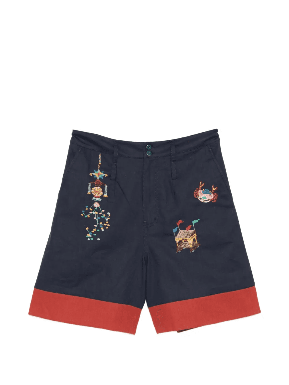 embroidered shorts - Image 1