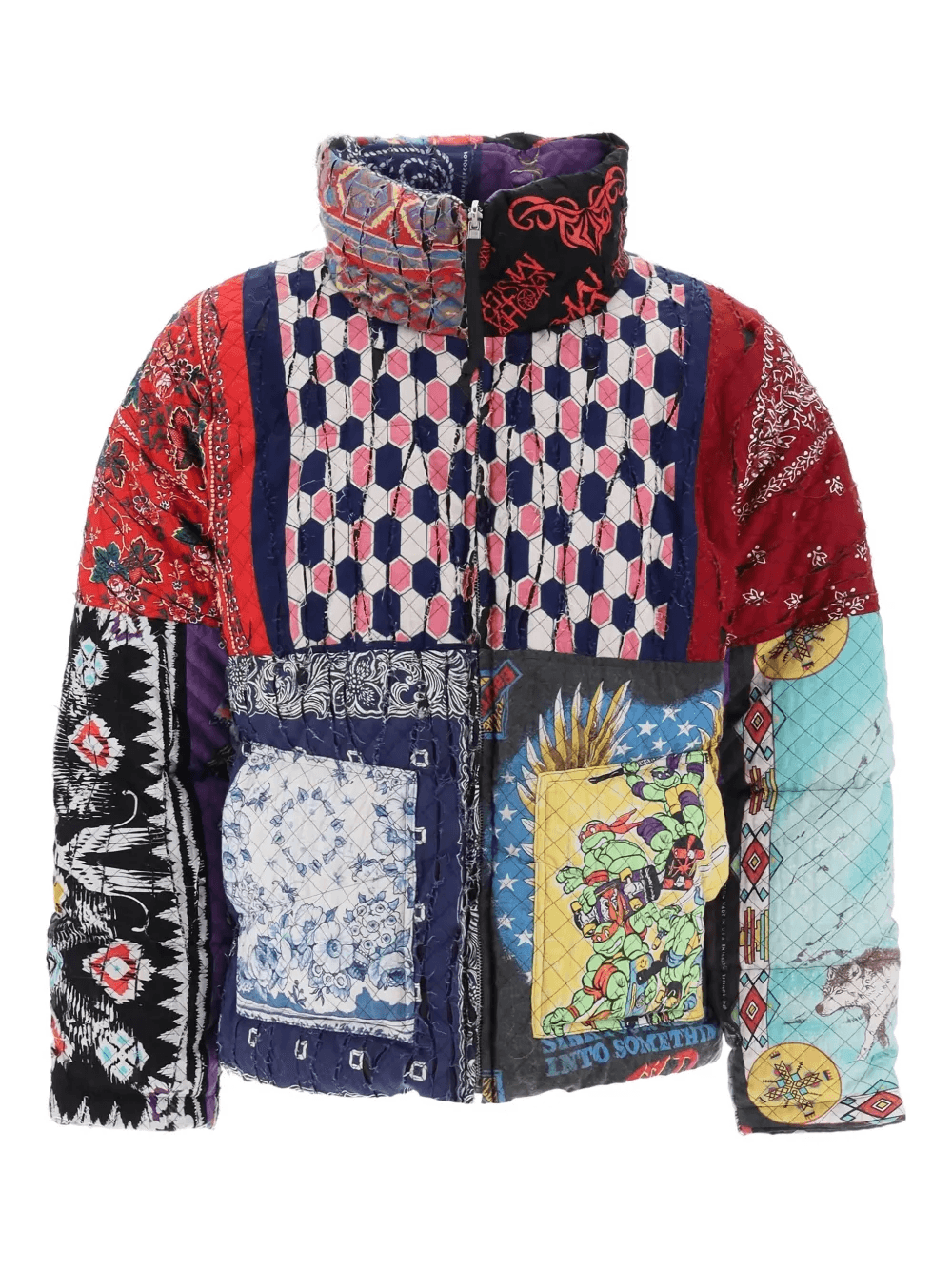 bandana-print jacket - Image 1