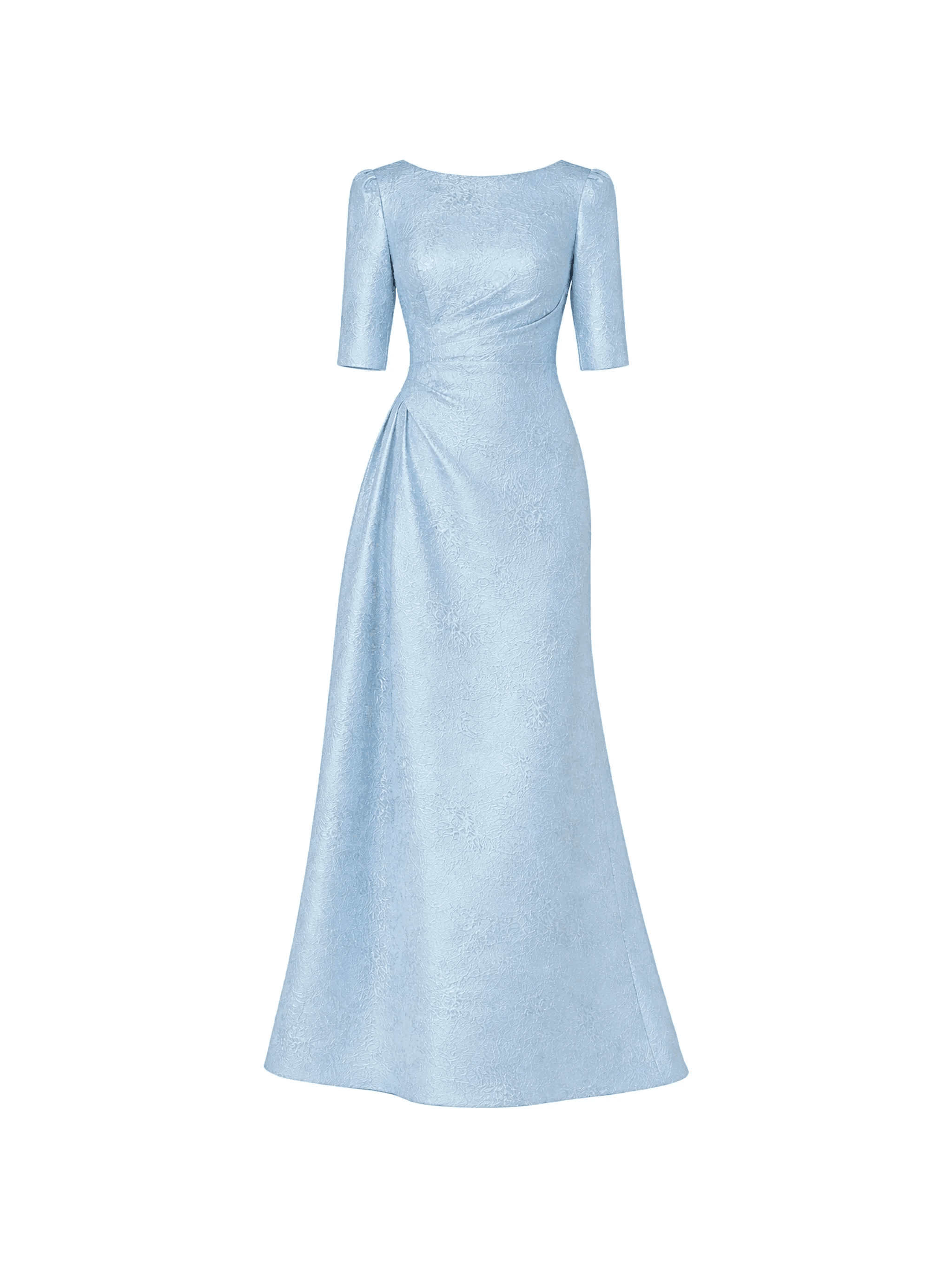 jacquard side drape gown - Image 1
