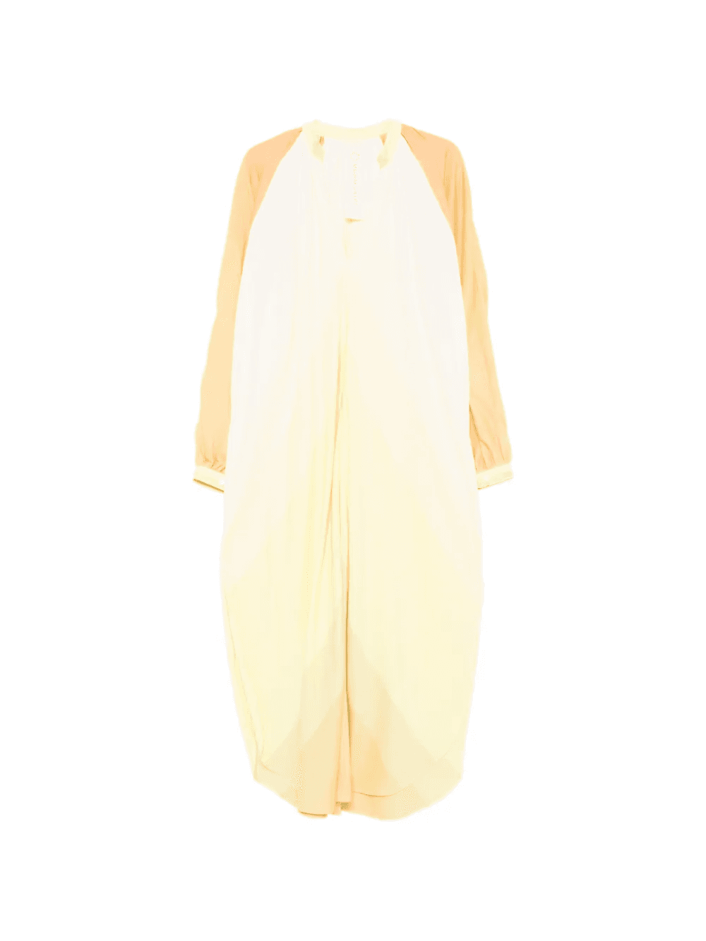 V-neck long-sleeve maxi dress - Image 1