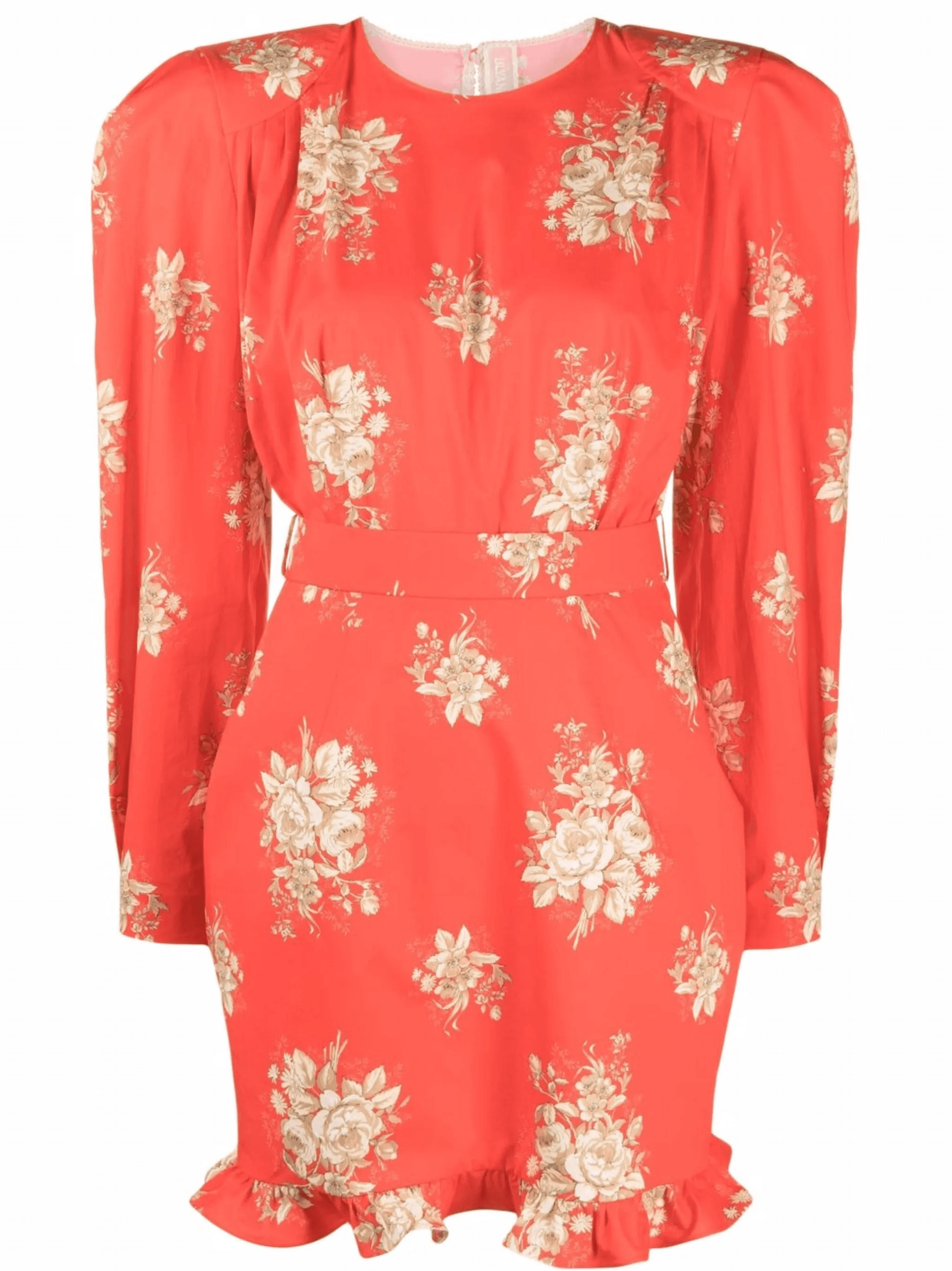 floral-print mini dress - Image 1