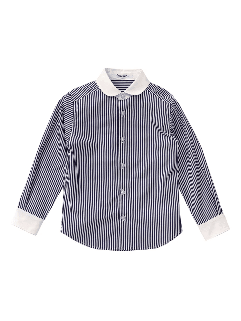 stripe-pattern cotton-blend shirt - Image 1