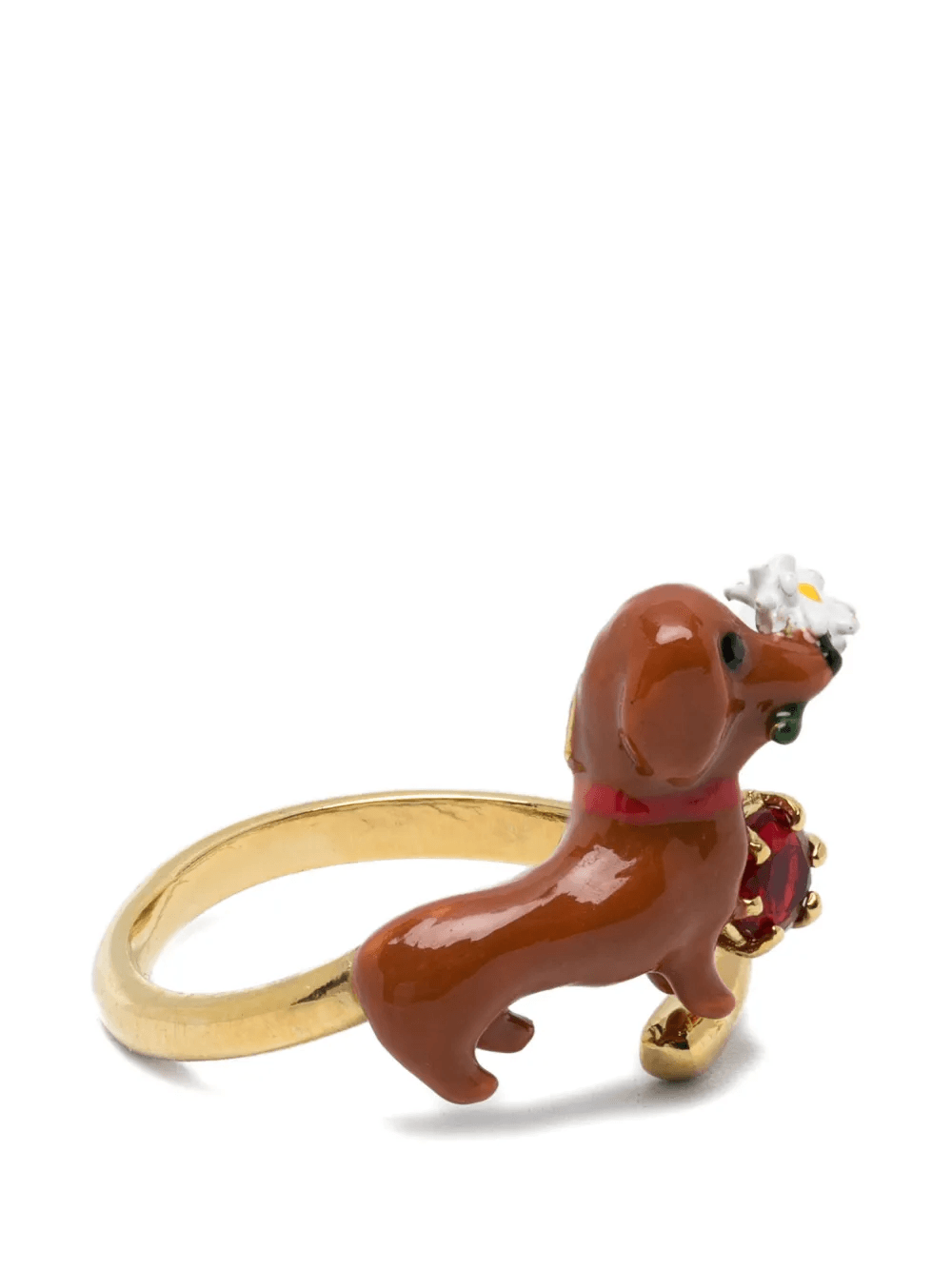 dog-embellished ring - Image 1