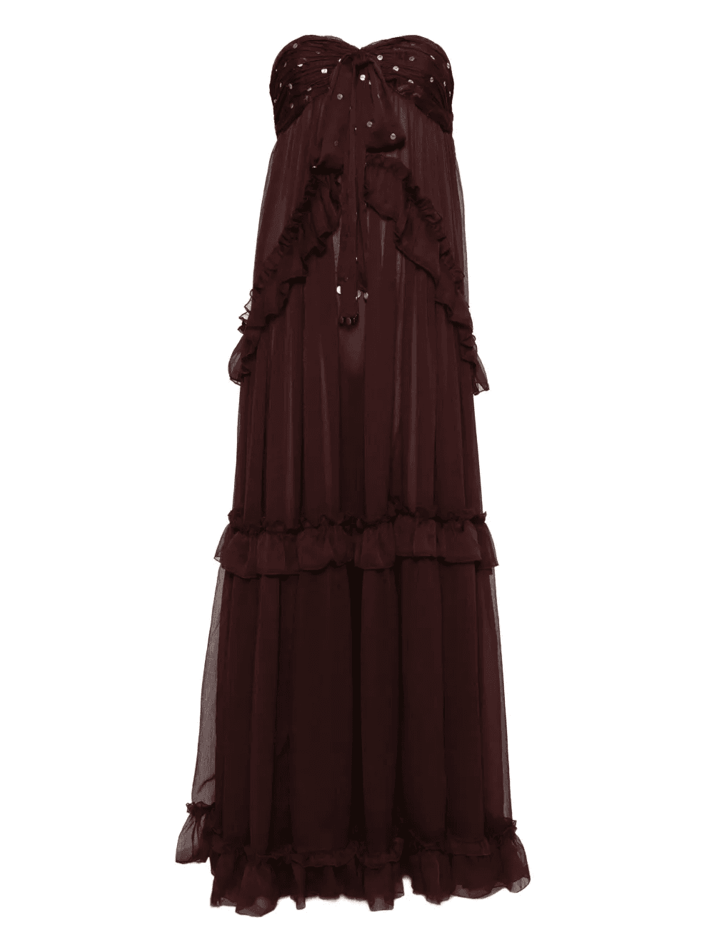 sequin-embellished maxi dress - Image 1