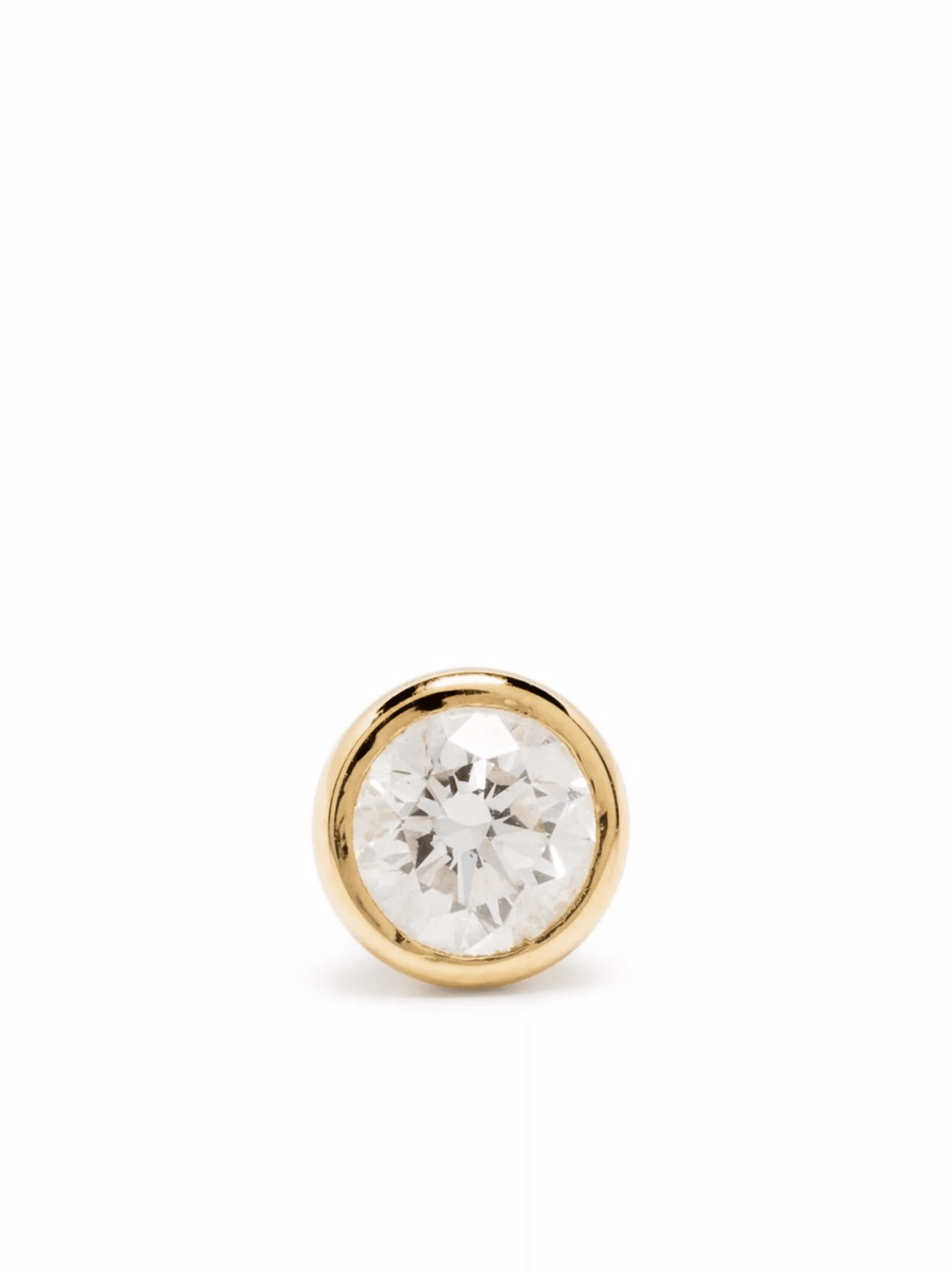 18kt recycled yellow gold Origine laboratory-grown diamond stud single earring - Image 1