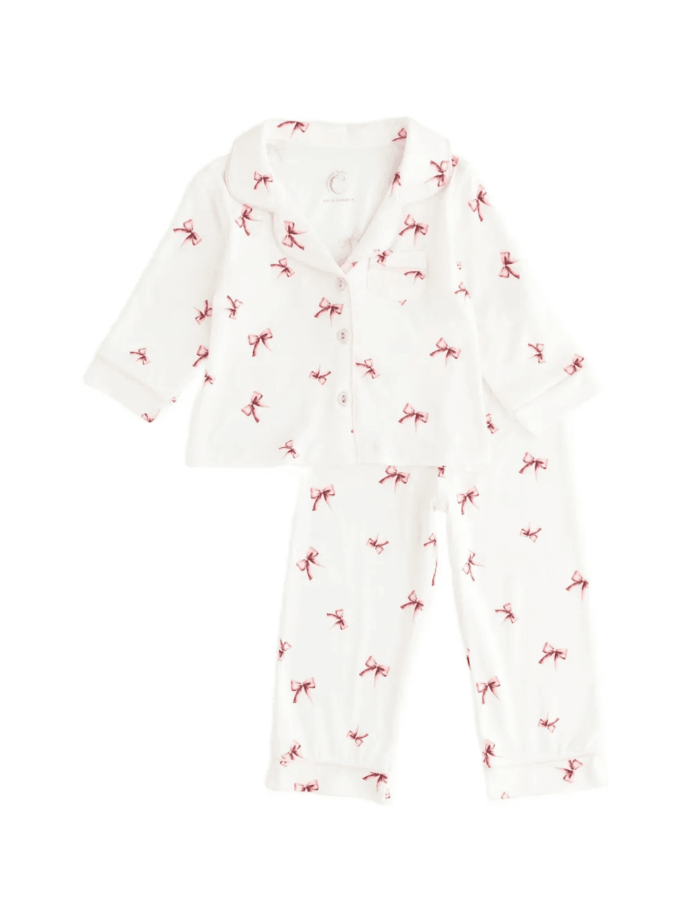 bow print pajamas - Image 1