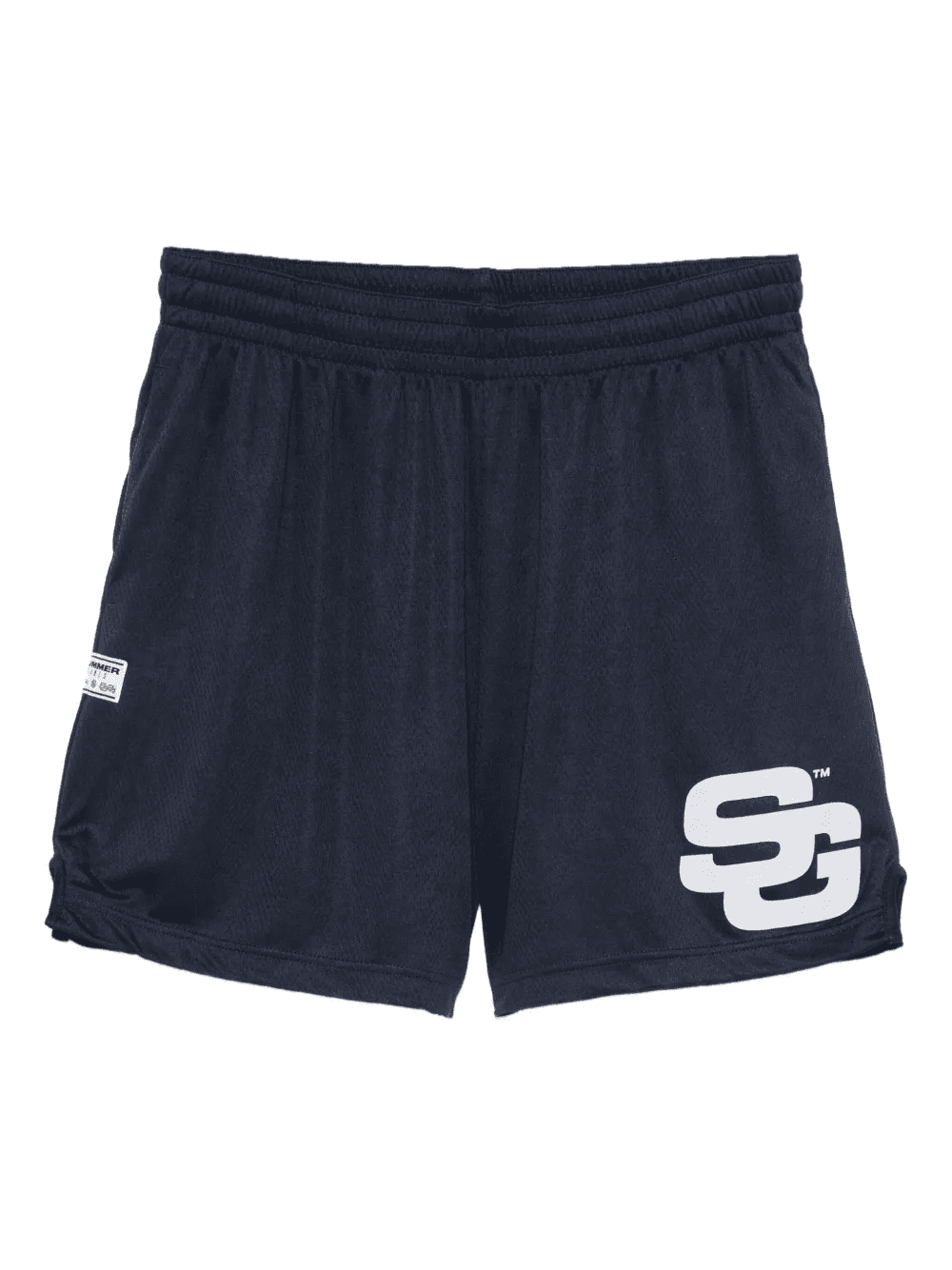 logo-print mesh shorts - Image 1