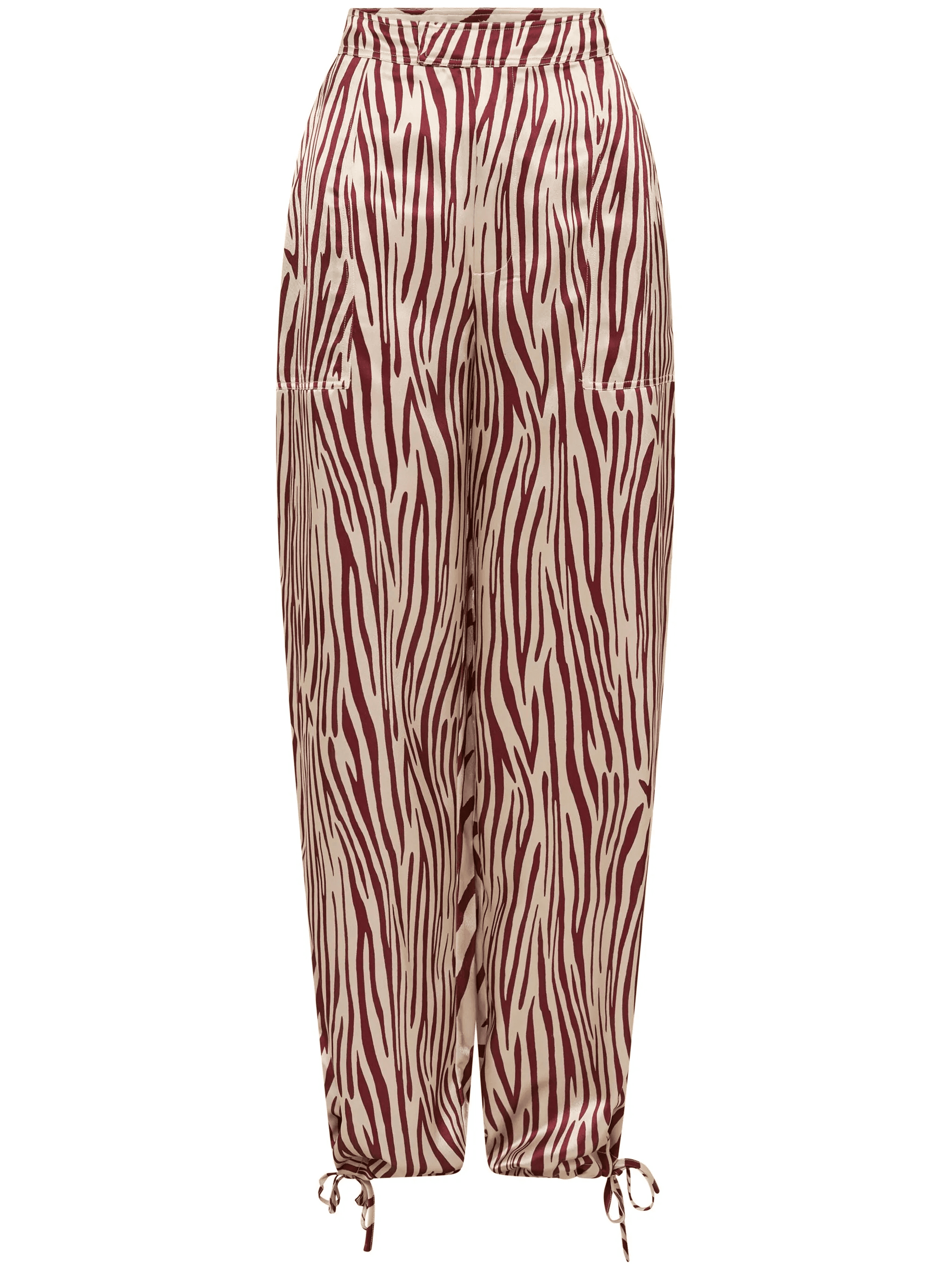 Nori ankle-cuff silk pants - Image 1