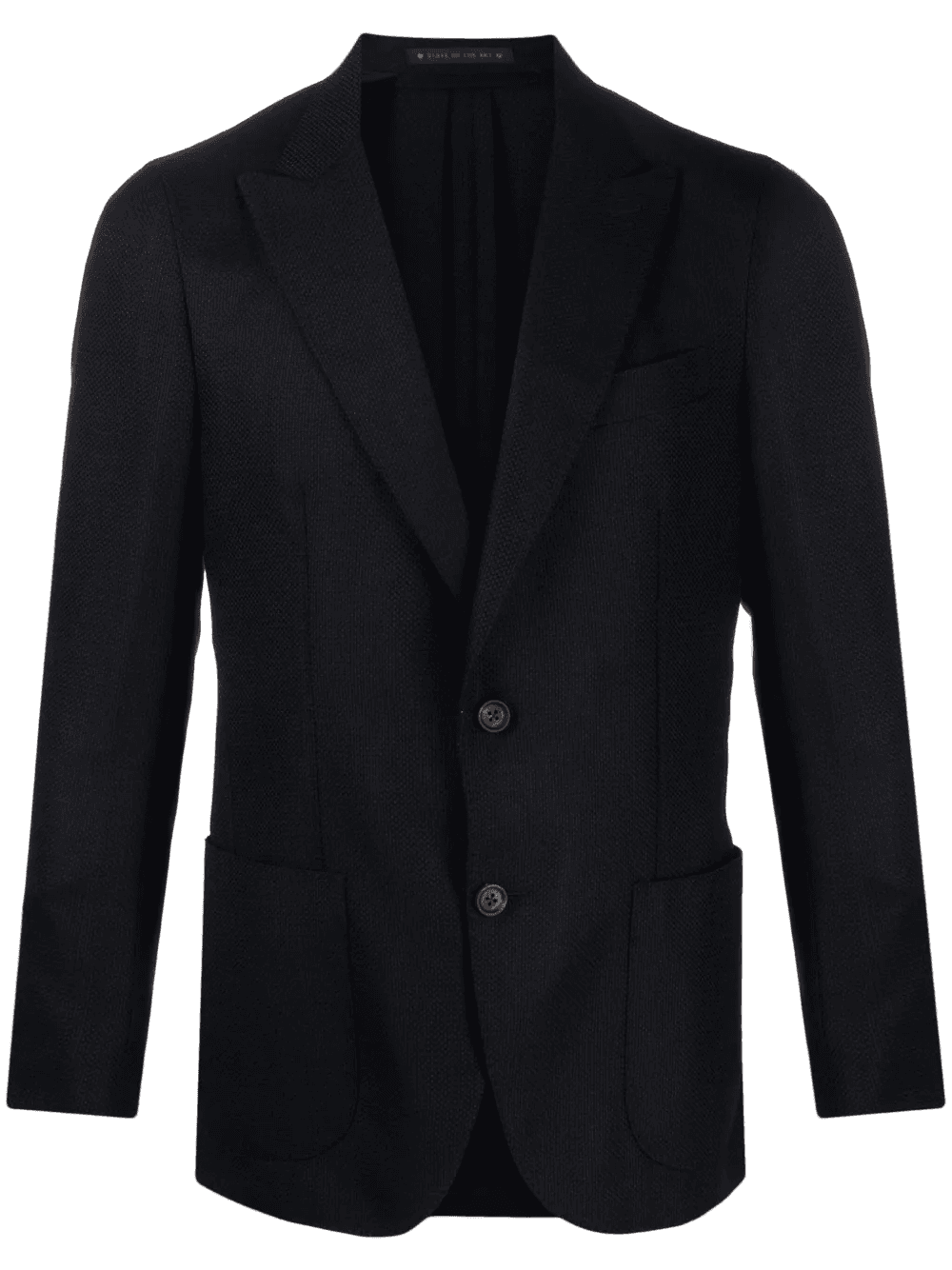 single-breasted virgin wool blazer - Image 1