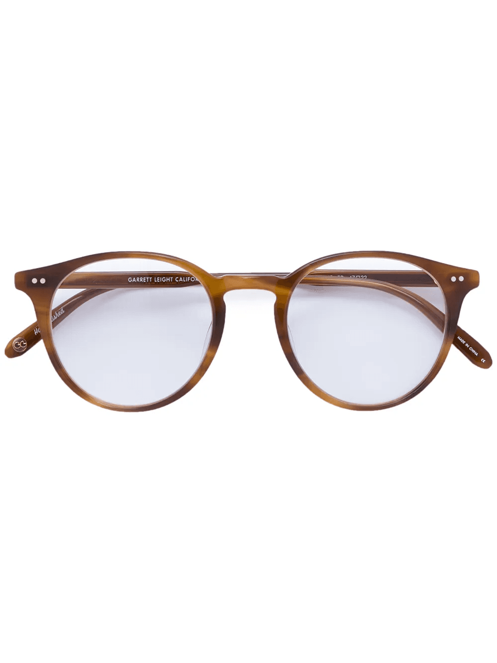 Clune round-frame tortoiseshell glasses - Image 1