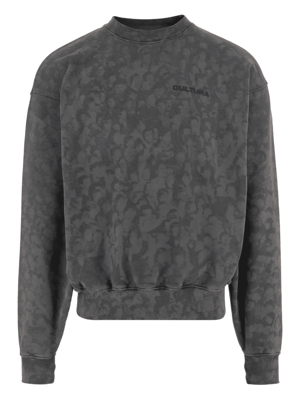 embroidered logo printed sweatshirt - Image 1