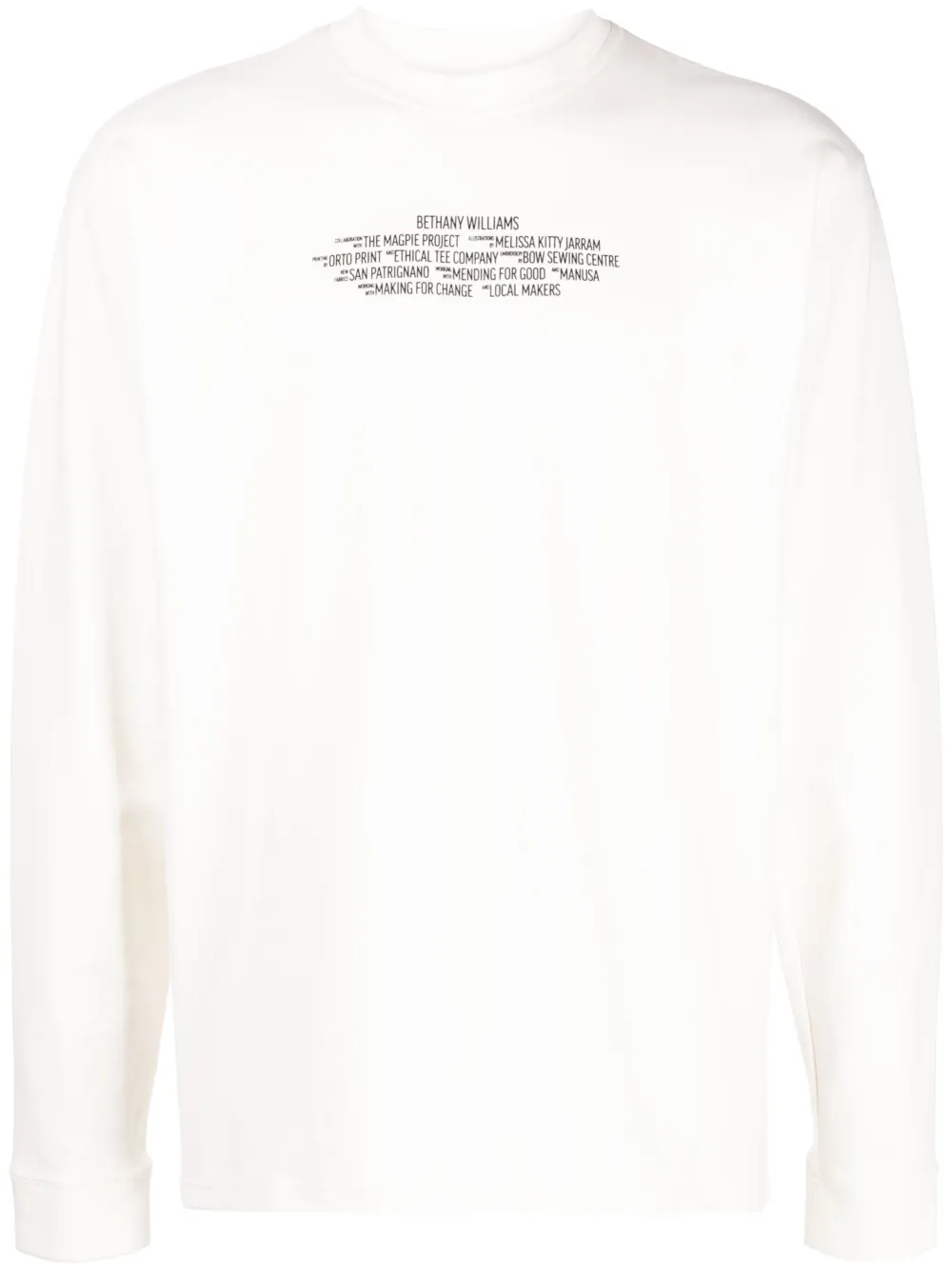 logo-print long-sleeved T-shirt - Image 1