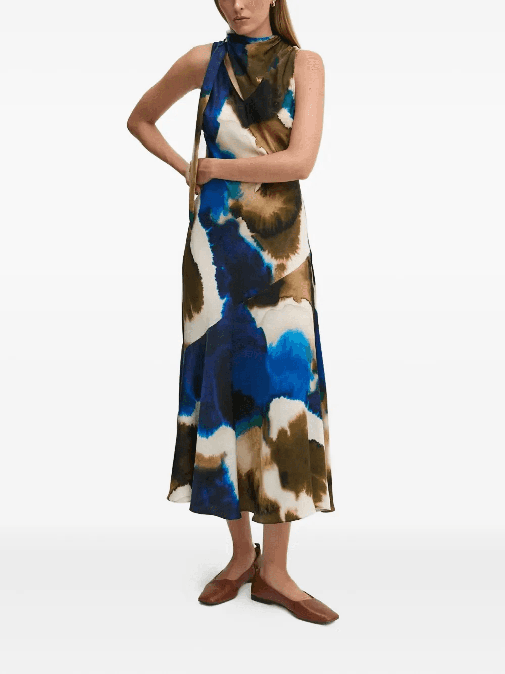 tie-dye midi dress - Image 1