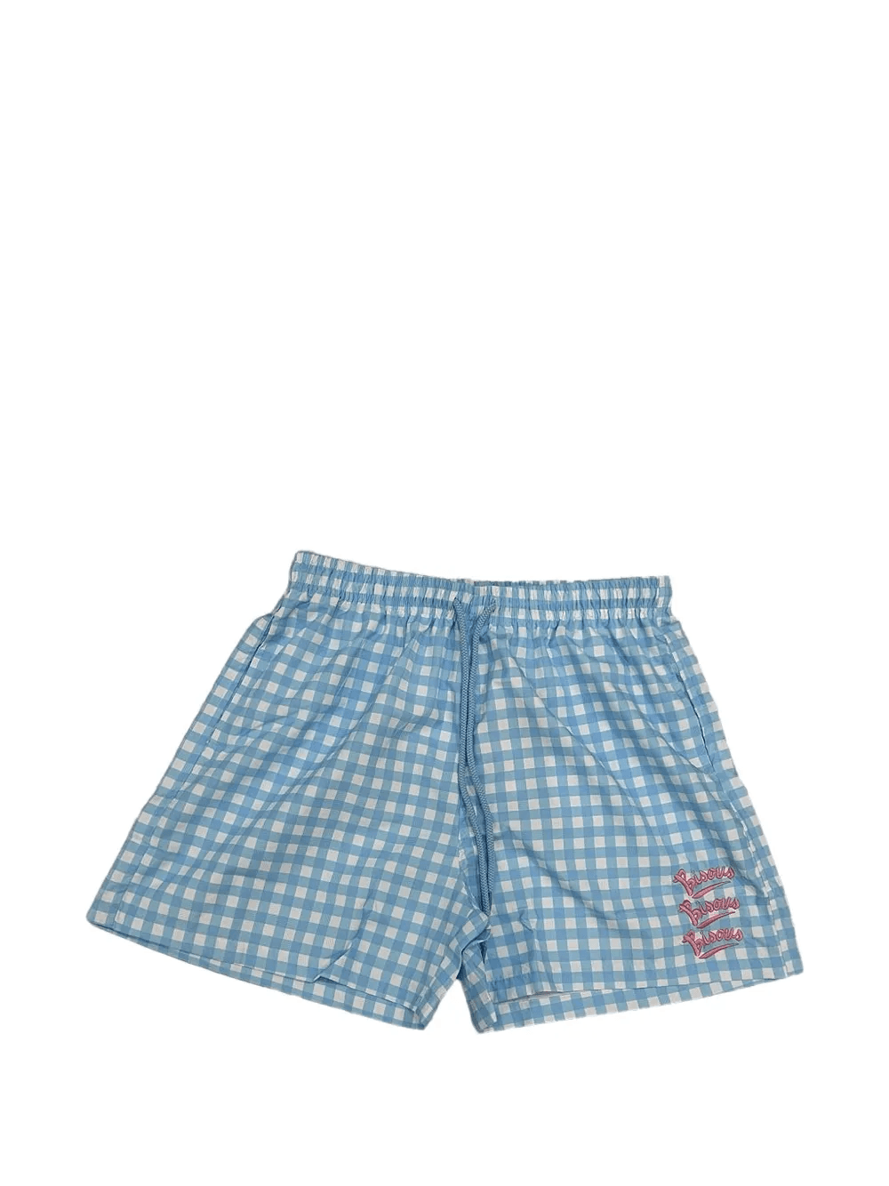 gingham-pattern swim shorts - Image 1