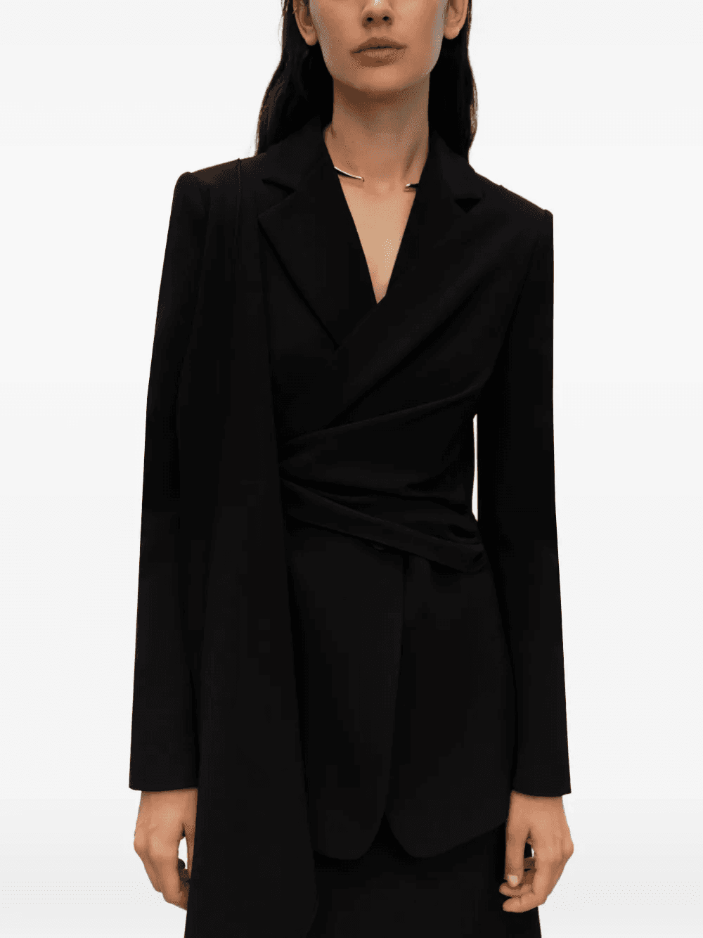 draped blazer - Image 1