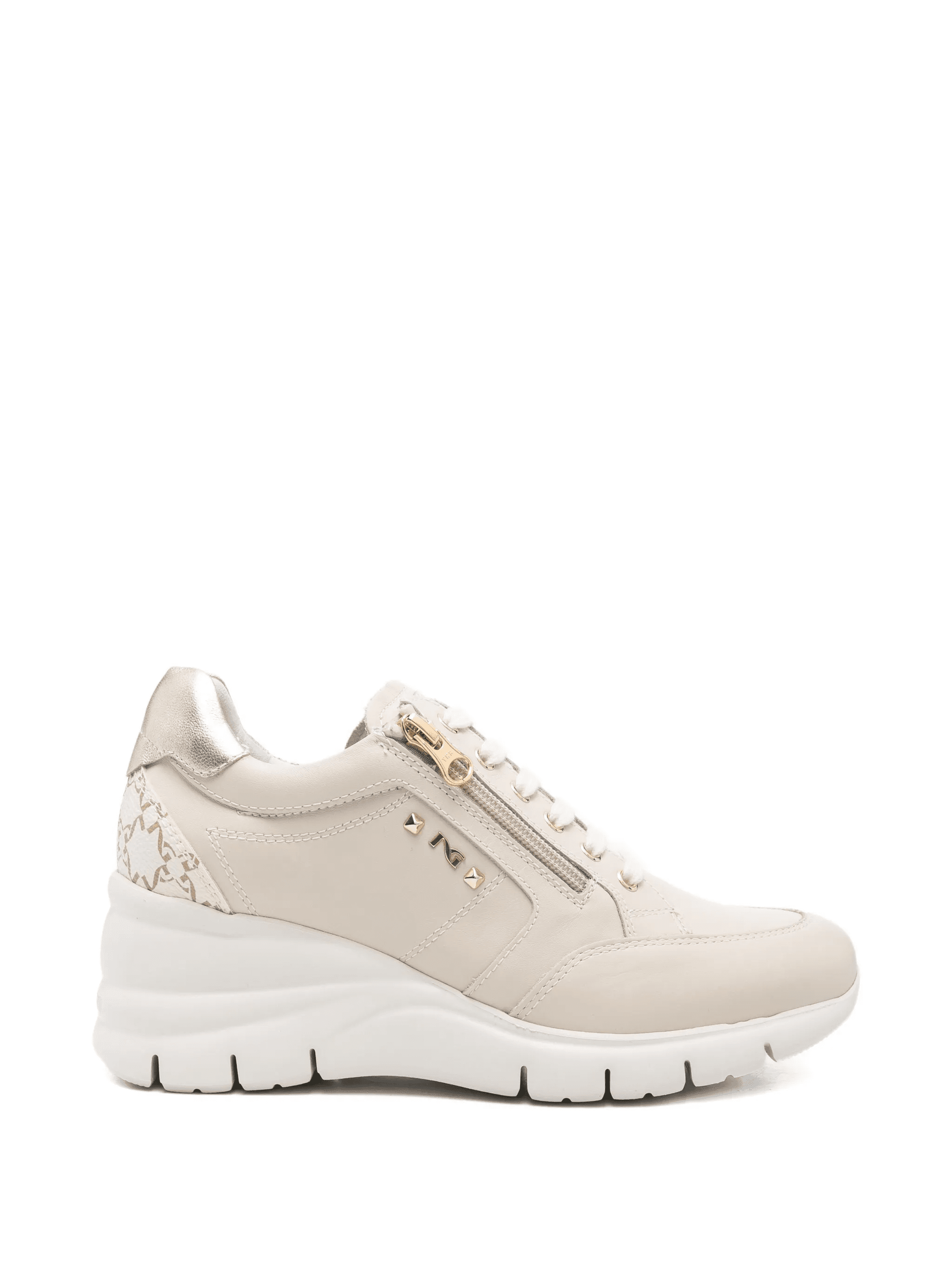 zip-up panelled sneakers - Image 1