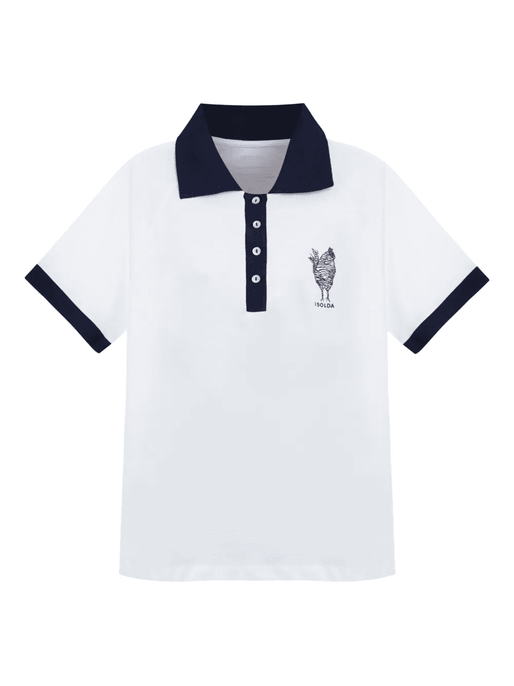 chicken-embroidered polo shirt - Image 1