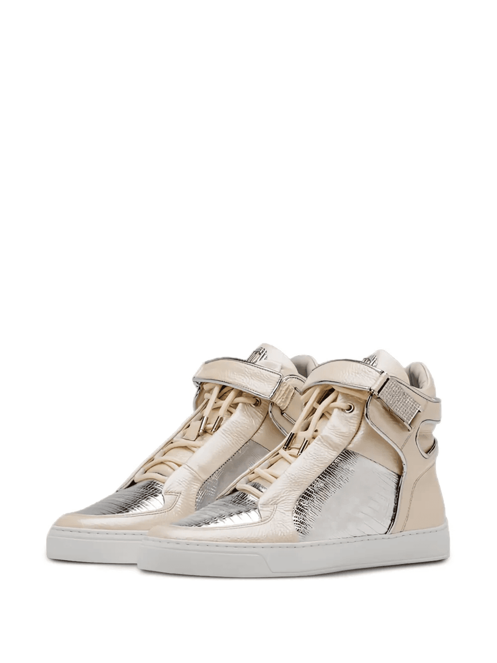Mosh diamond-embellished high-top sneakers - Image 1