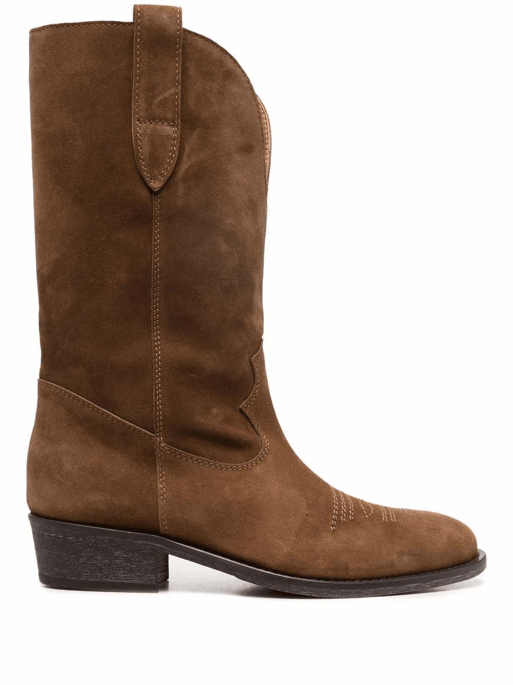 suede cowboy boots - Image 1