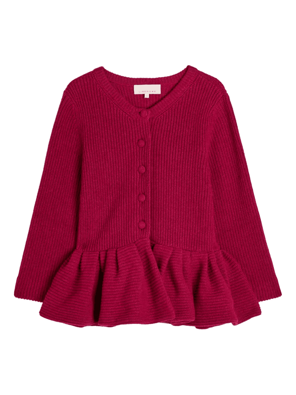 peplum cardigan - Image 1