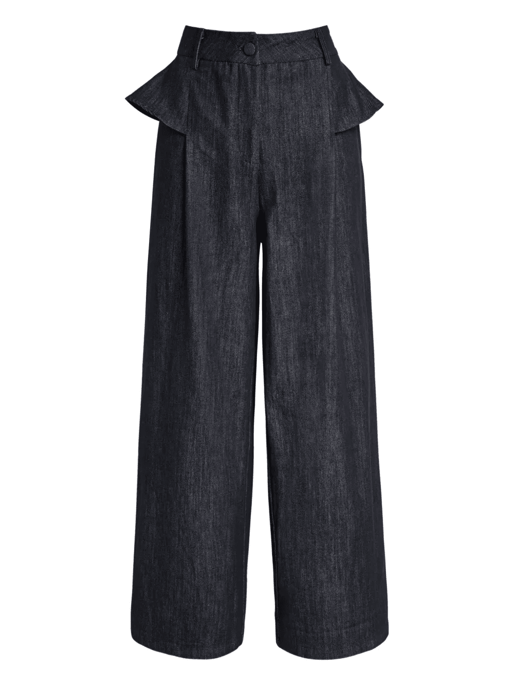 waist-detail buttoned trousers - Image 1