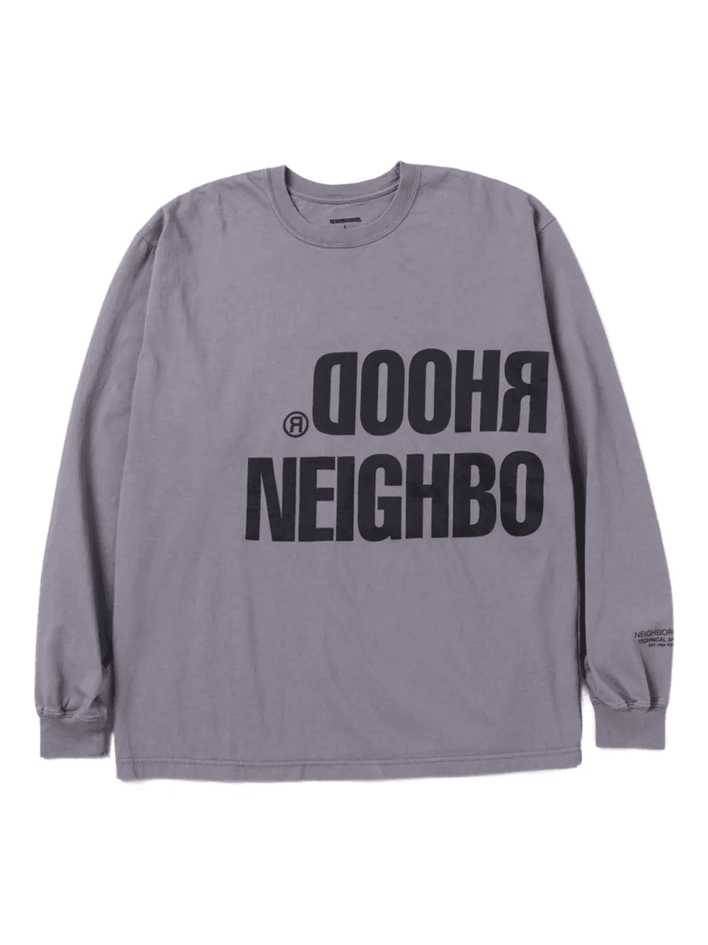 logo-lettering long-sleeve T-shirt - Image 1