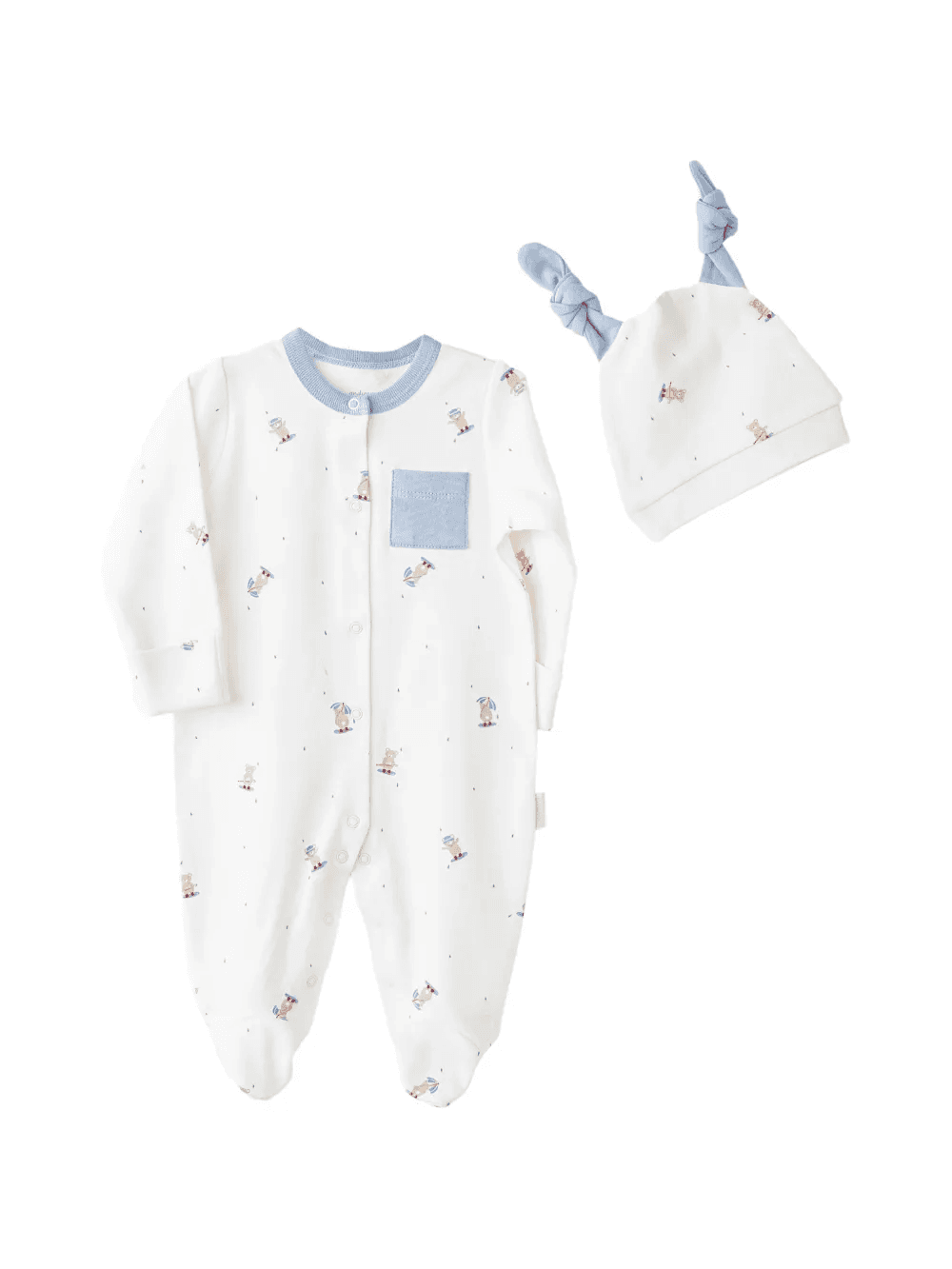 graphic-print babygrow set - Image 1