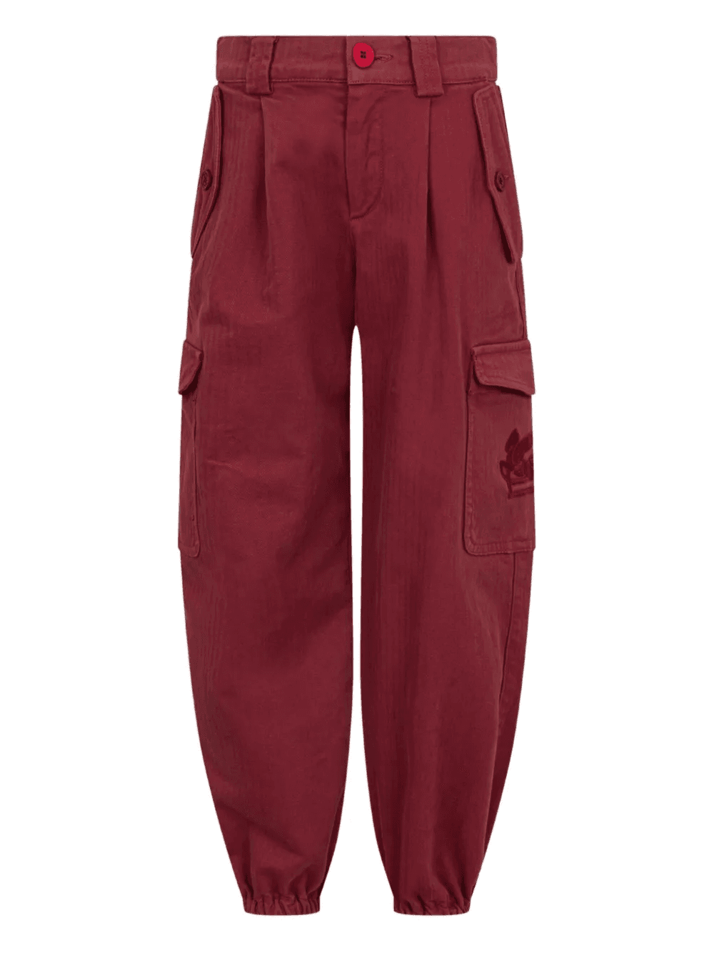 pleated cargo trousers - Image 1