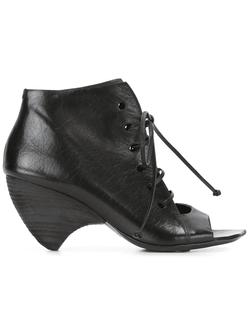 structured lace-up ankle boots - Image 1